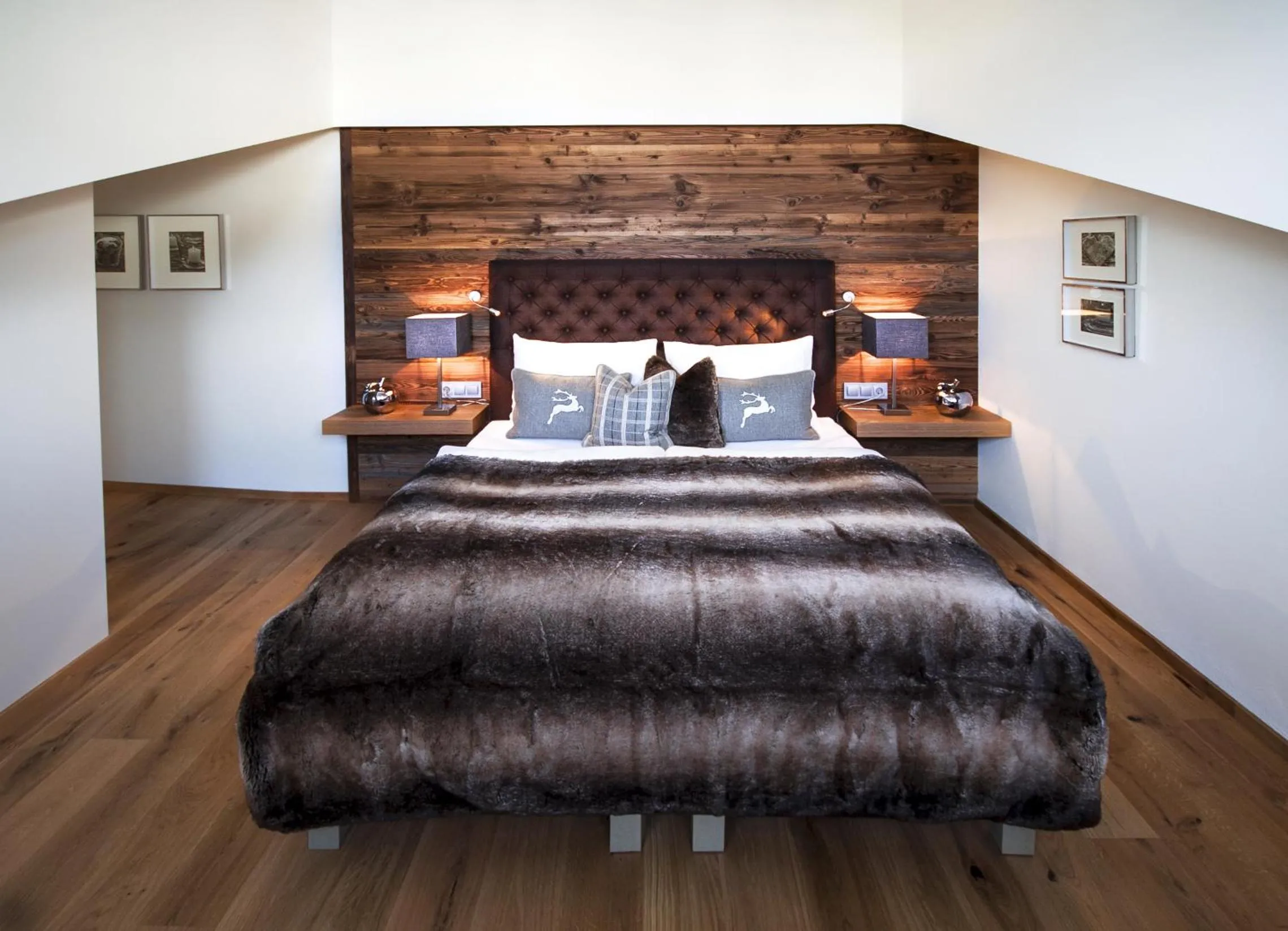 Bed in Alpines Gourmet Hotel Montanara