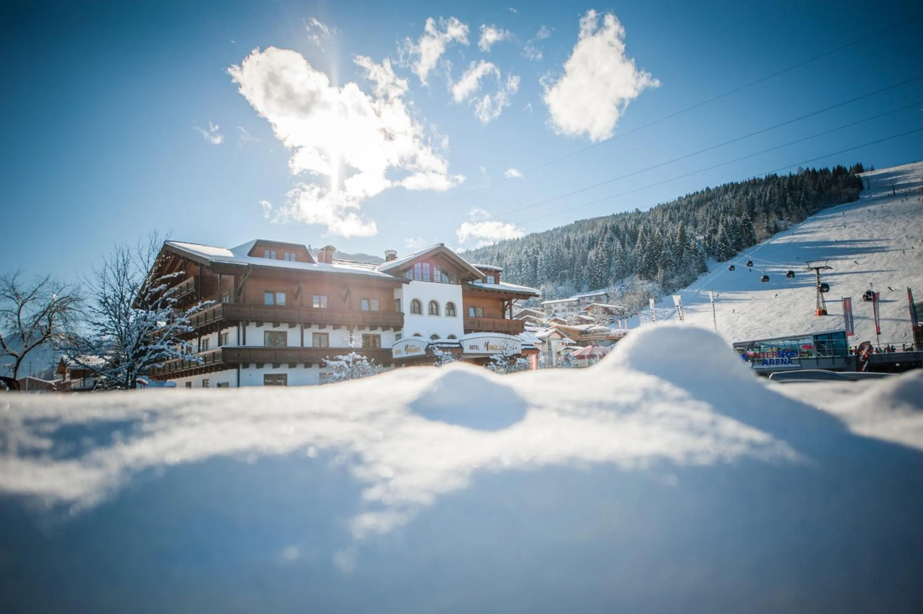 Property building in Alpines Gourmet Hotel Montanara