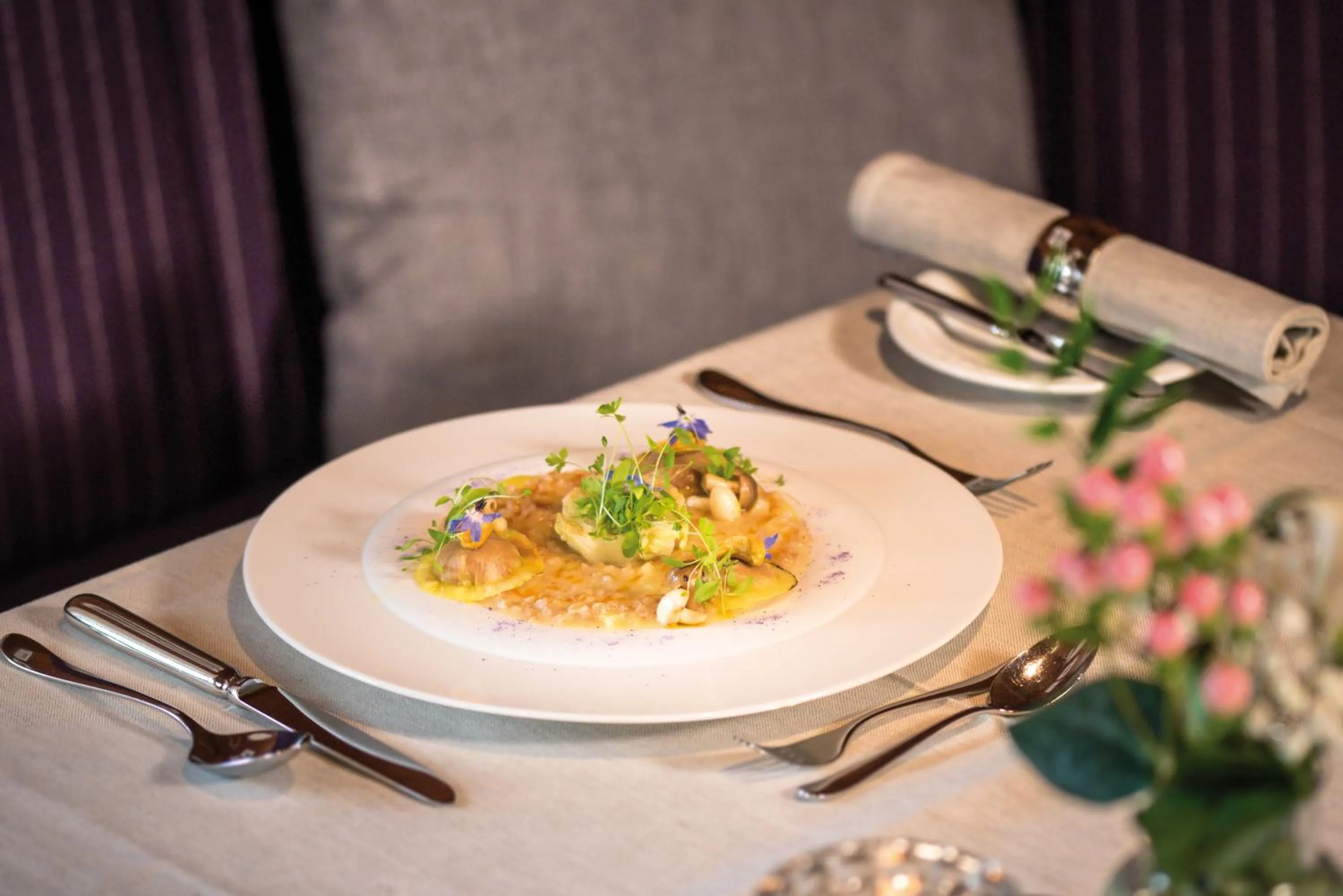 Food close-up in Alpines Gourmet Hotel Montanara