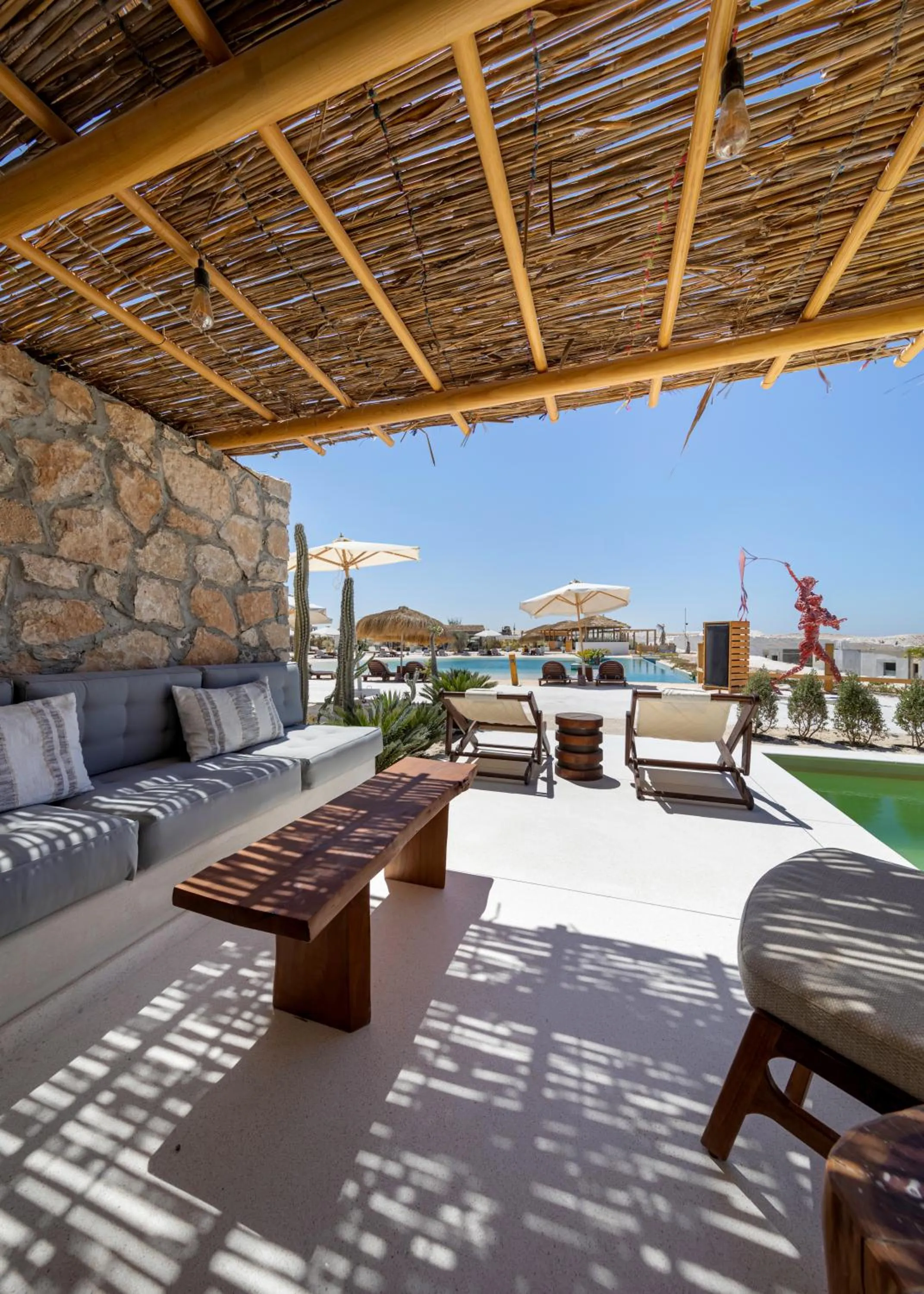 Patio in Marmarica Boutique Cabanas - Ras El Hekma - North Coast Top Rated Luxury Stay