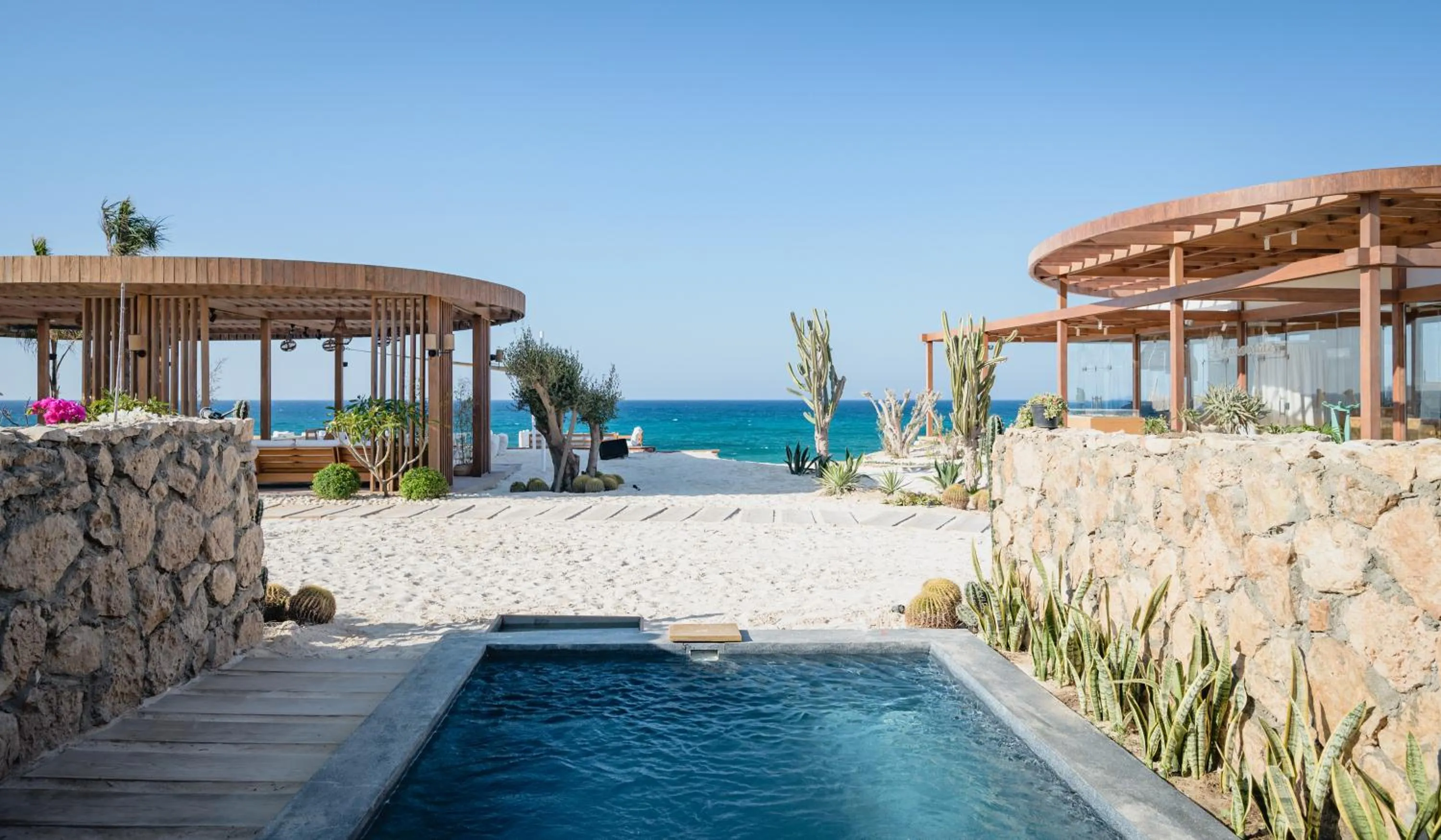 Sea view in Marmarica Boutique Cabanas - Ras El Hekma - North Coast Top Rated Luxury Stay