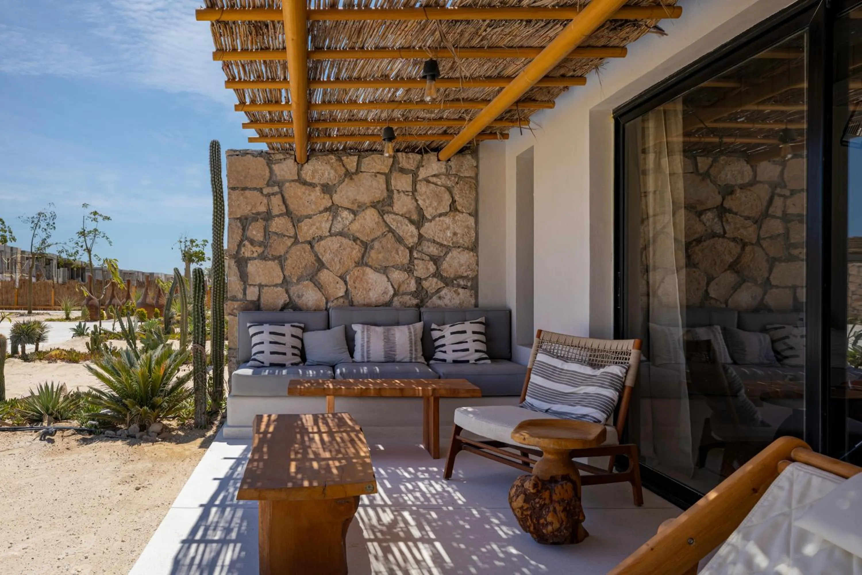 Balcony/Terrace in Marmarica Boutique Cabanas - Ras El Hekma - North Coast Top Rated Luxury Stay