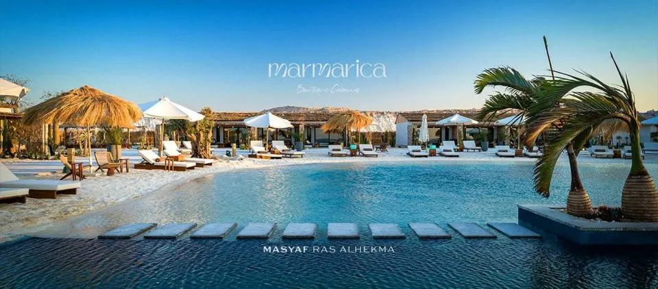 Pool view in Marmarica Boutique Cabanas - Ras El Hekma - North Coast Top Rated Luxury Stay