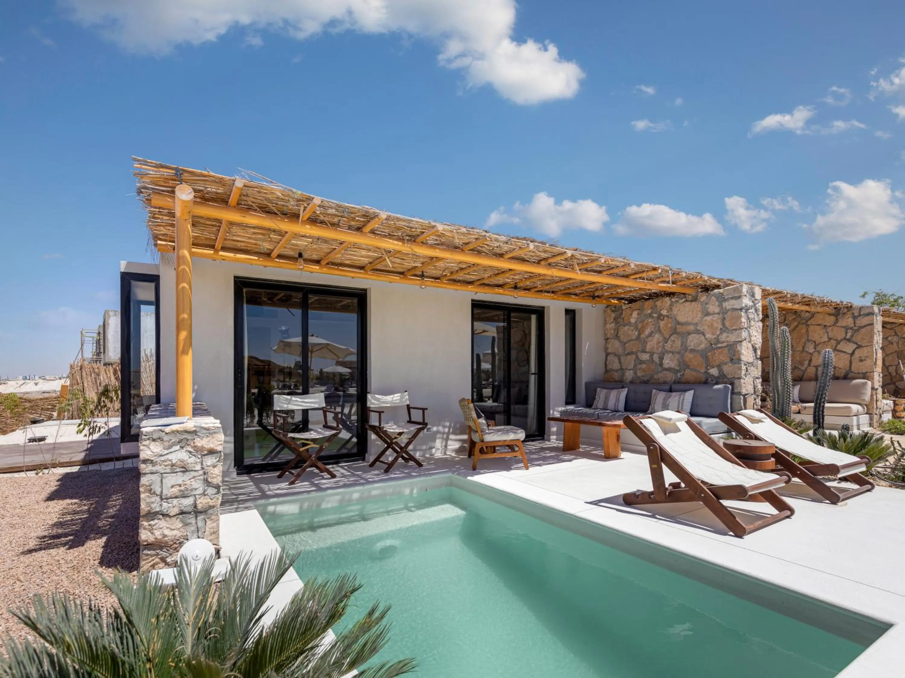 Patio in Marmarica Boutique Cabanas - Ras El Hekma - North Coast Top Rated Luxury Stay