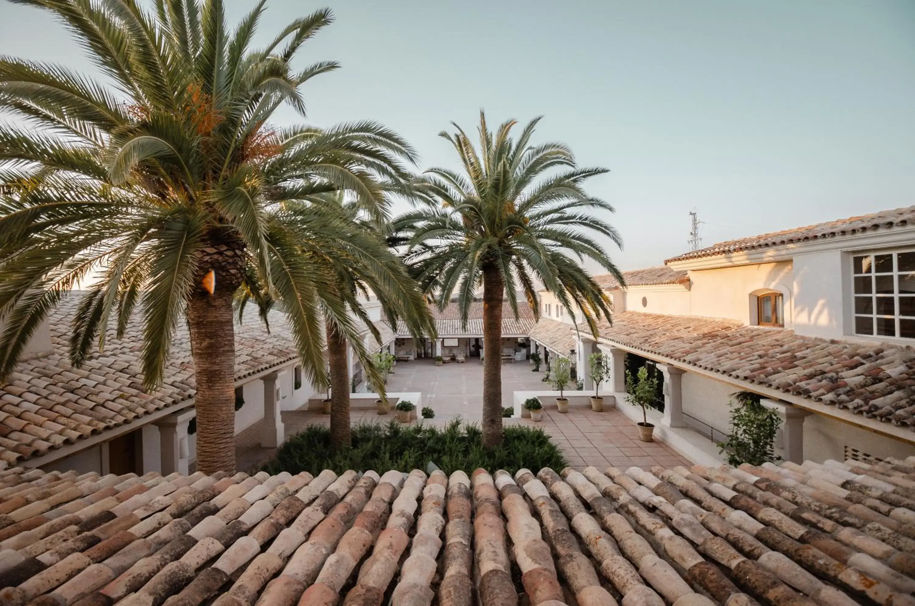 Inner courtyard view in La Dehesa de Don Pedro Inner courtyard view in La Dehesa de Don Pedro