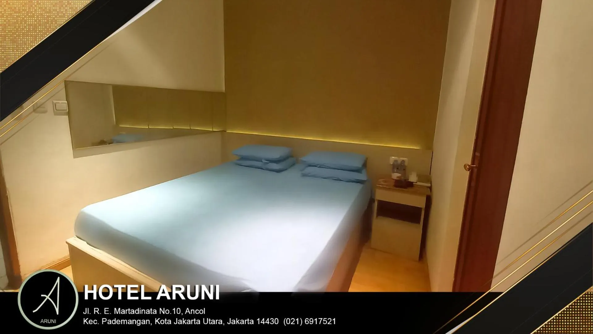 Bed in Hotel Aruni Ancol