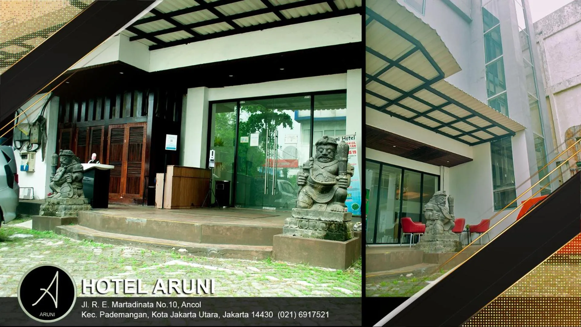 Facade/entrance in Hotel Aruni Ancol