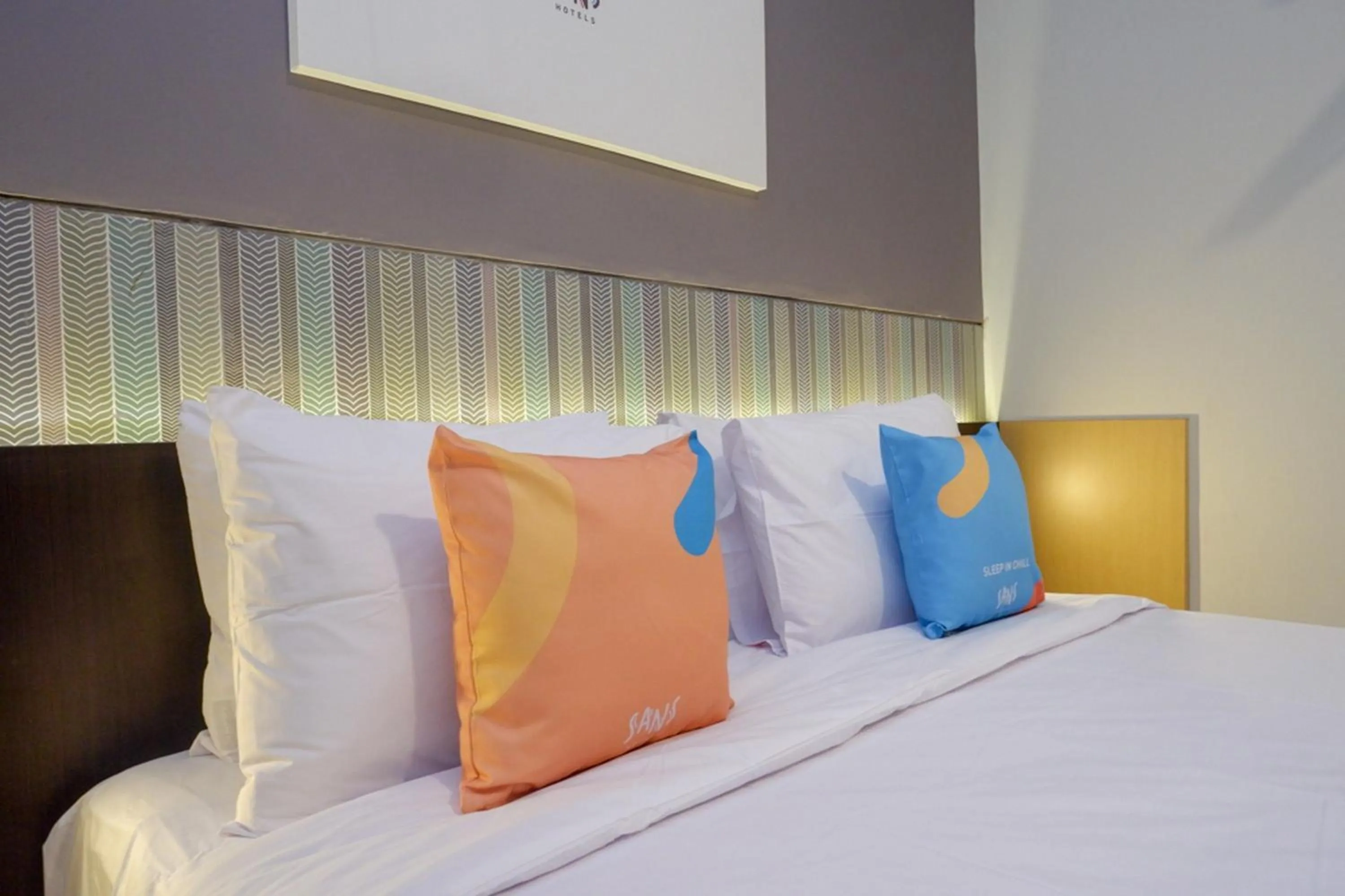 Bedroom, Bed in Sans Hotel Good Wish Semarang