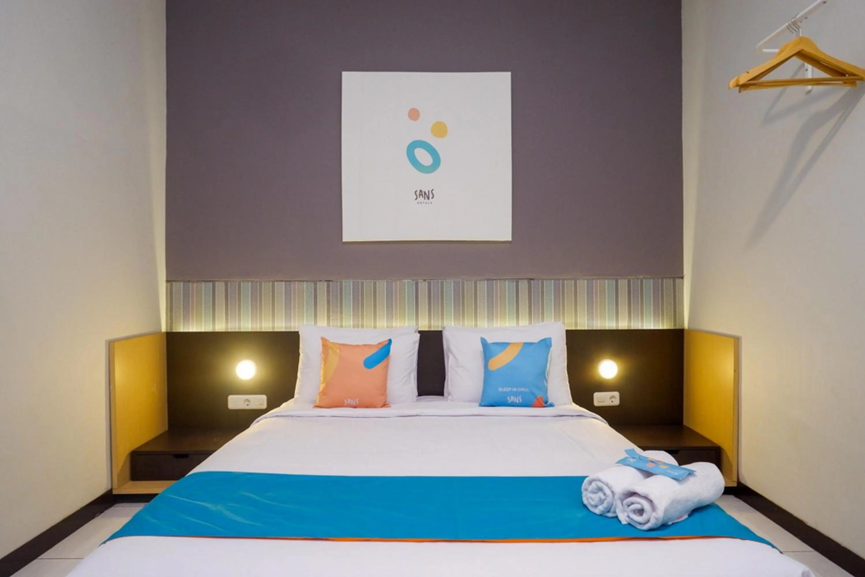 Bedroom, Bed in Sans Hotel Good Wish Semarang