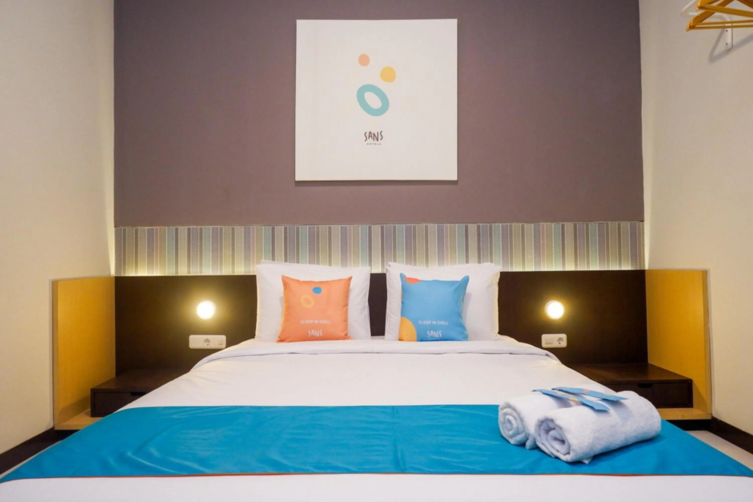 Bedroom, Bed in Sans Hotel Good Wish Semarang