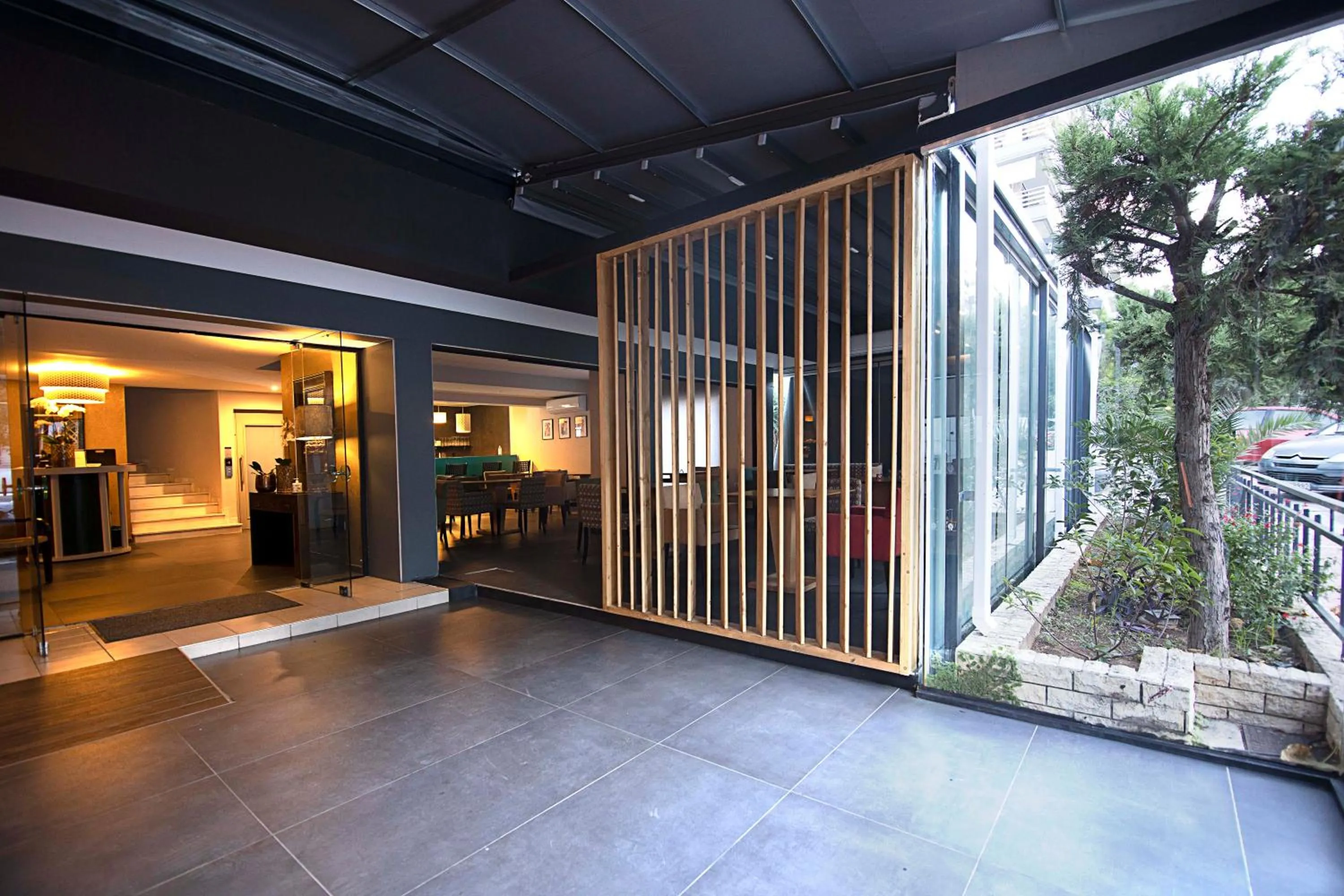 Facade/entrance in FALIREON HOTEL