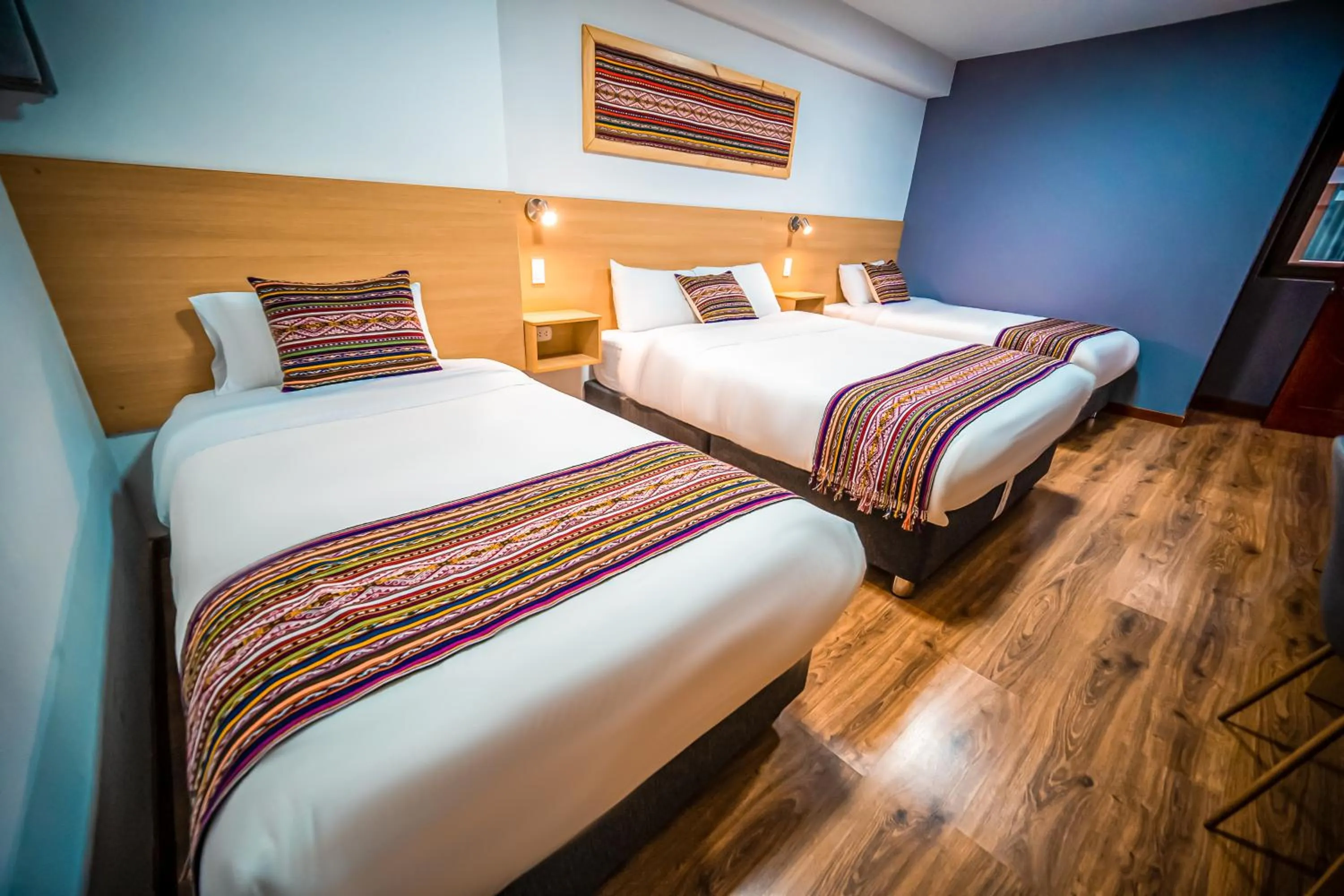 Bed in Ayni Cusco Hotel