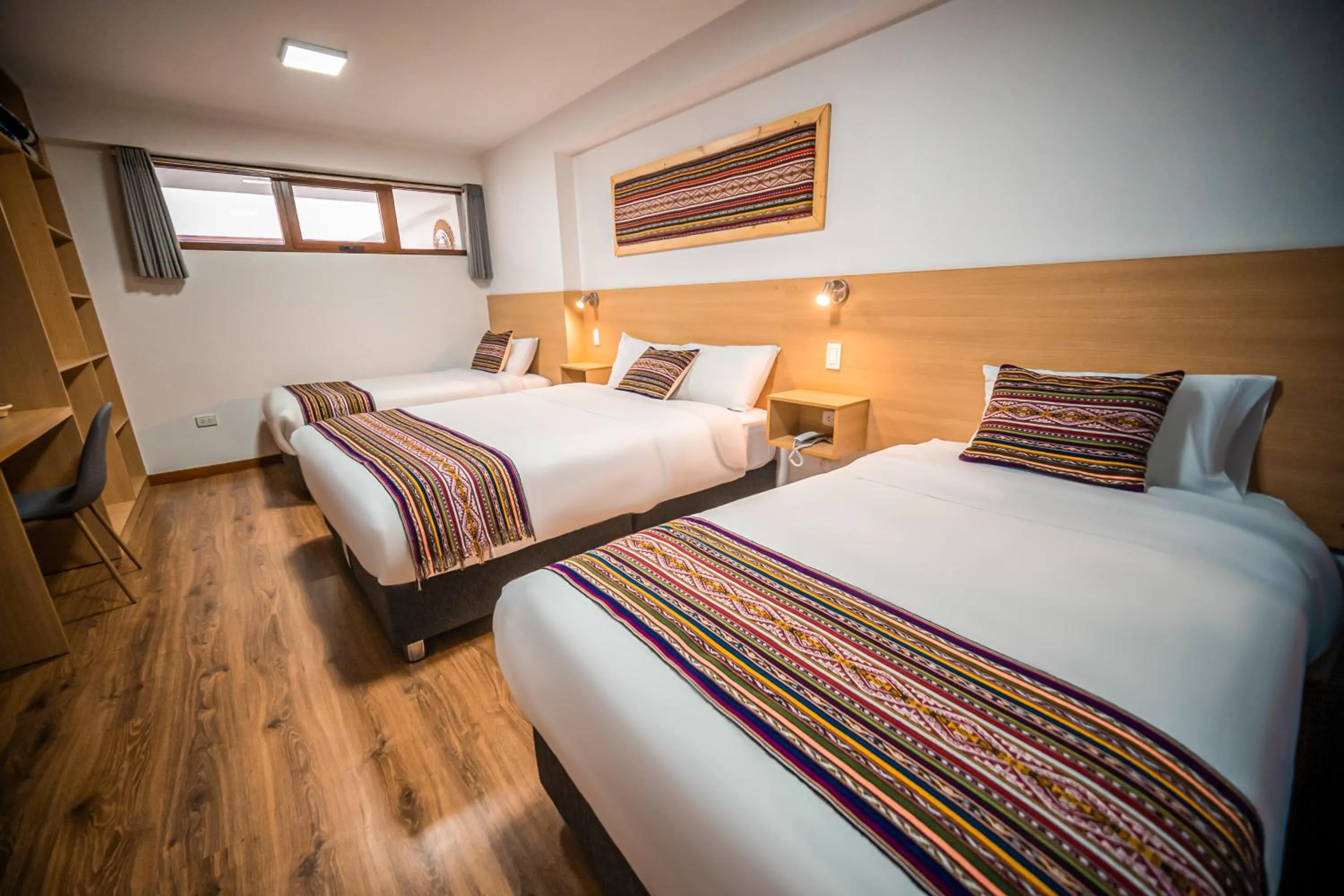 Bed in Ayni Cusco Hotel