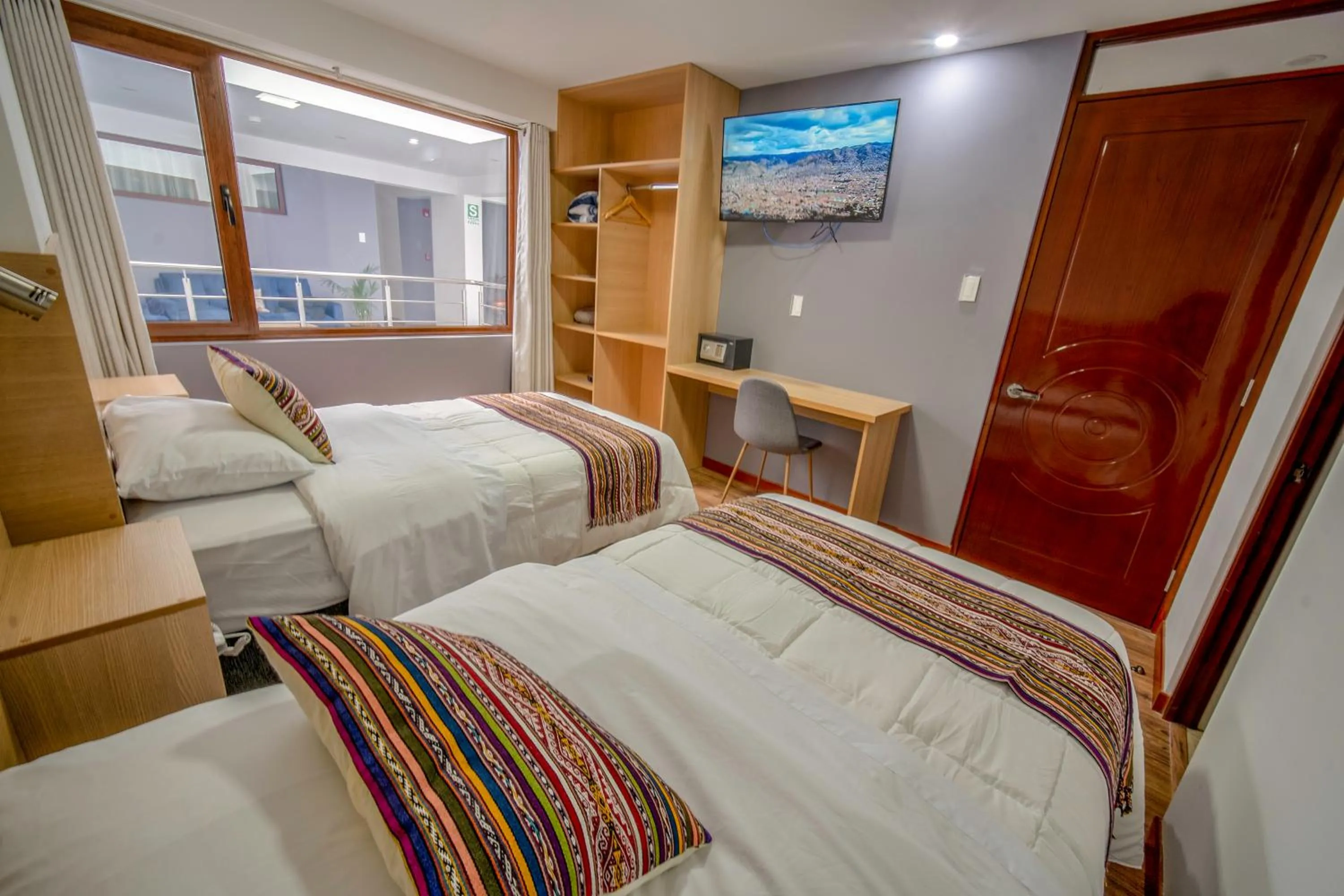 Photo of the whole room, Bed in Ayni Cusco Hotel