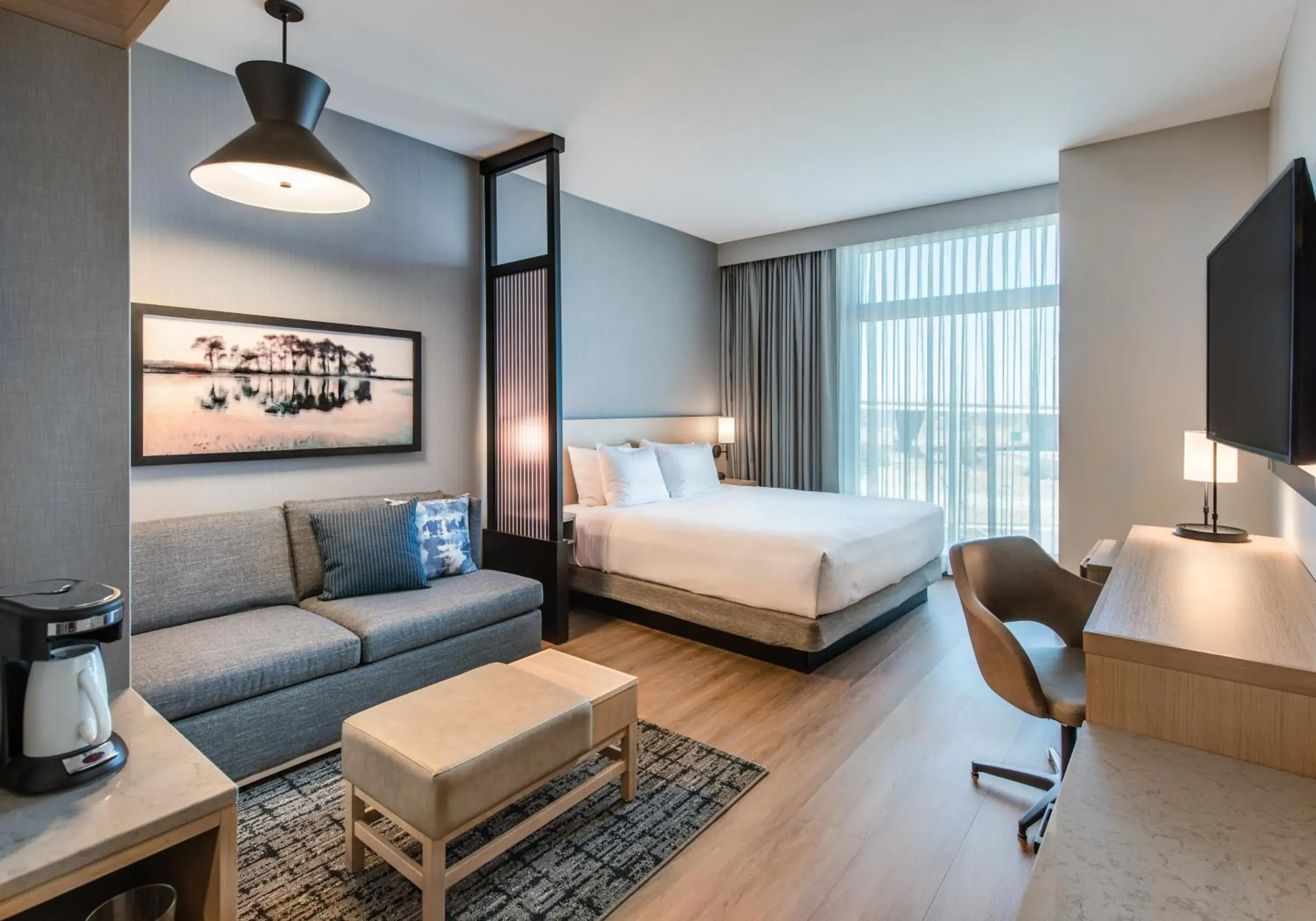 King Room with Sofa Bed in Hyatt Place Kent Narrows And Marina King Room with Sofa Bed in Hyatt Place Kent Narrows And Marina