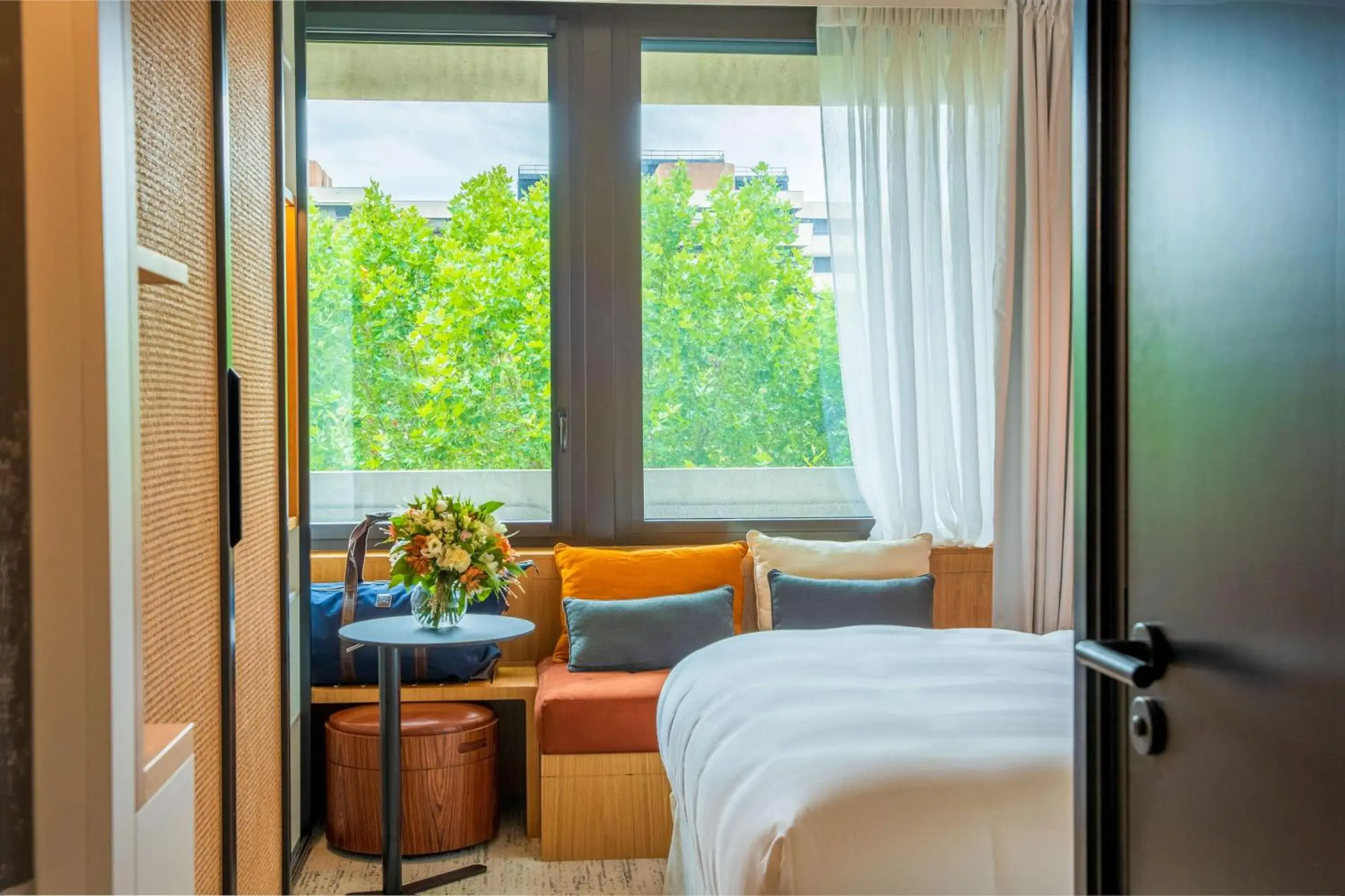 View (from property/room), Bed in FirstName Bordeaux, Part of JdV by Hyatt View (from property/room), Bed in FirstName Bordeaux, Part of JdV by Hyatt