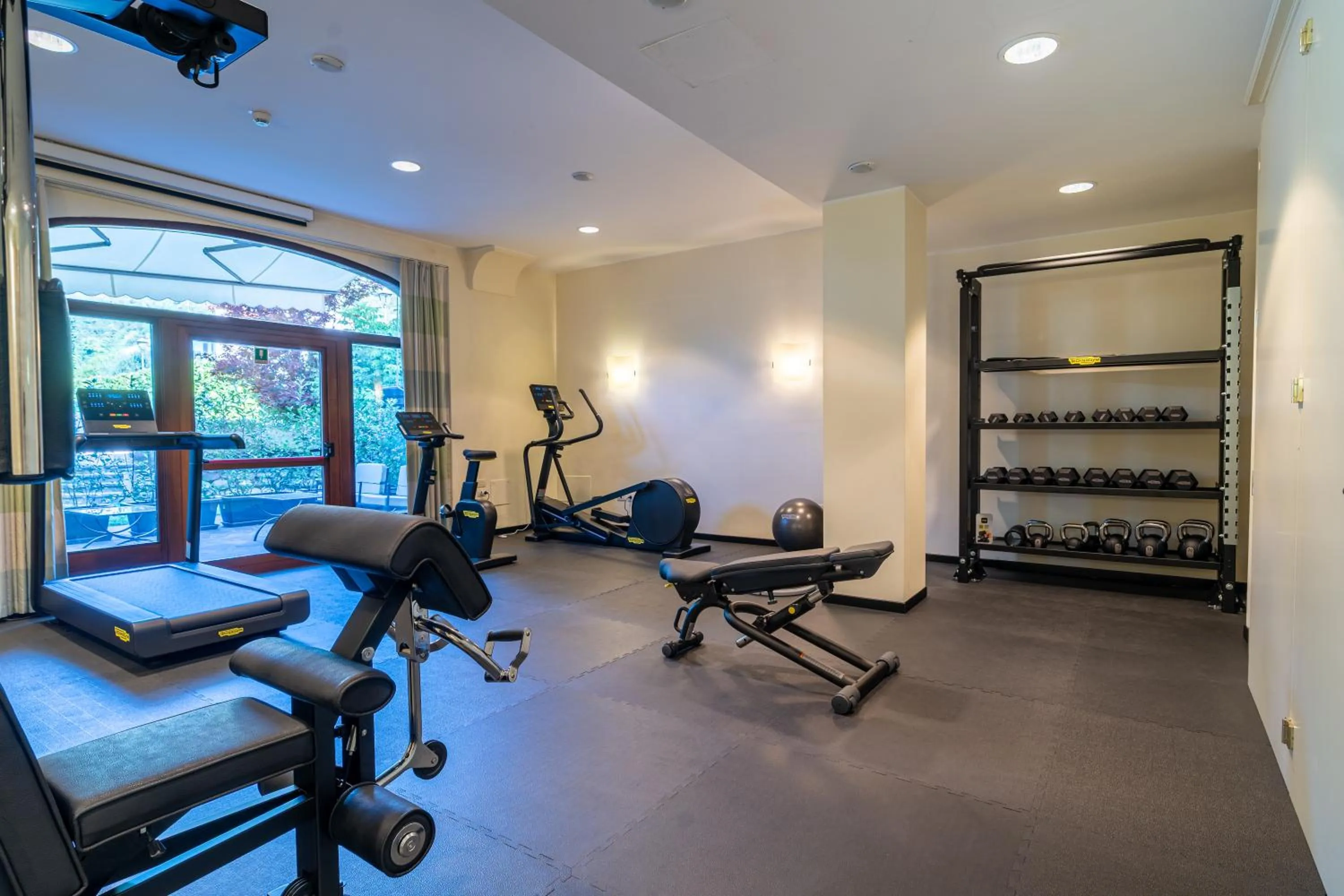 Fitness centre/facilities in Hotel Spiaggia d'Oro - Charme & Boutique - Garda Lake Collection