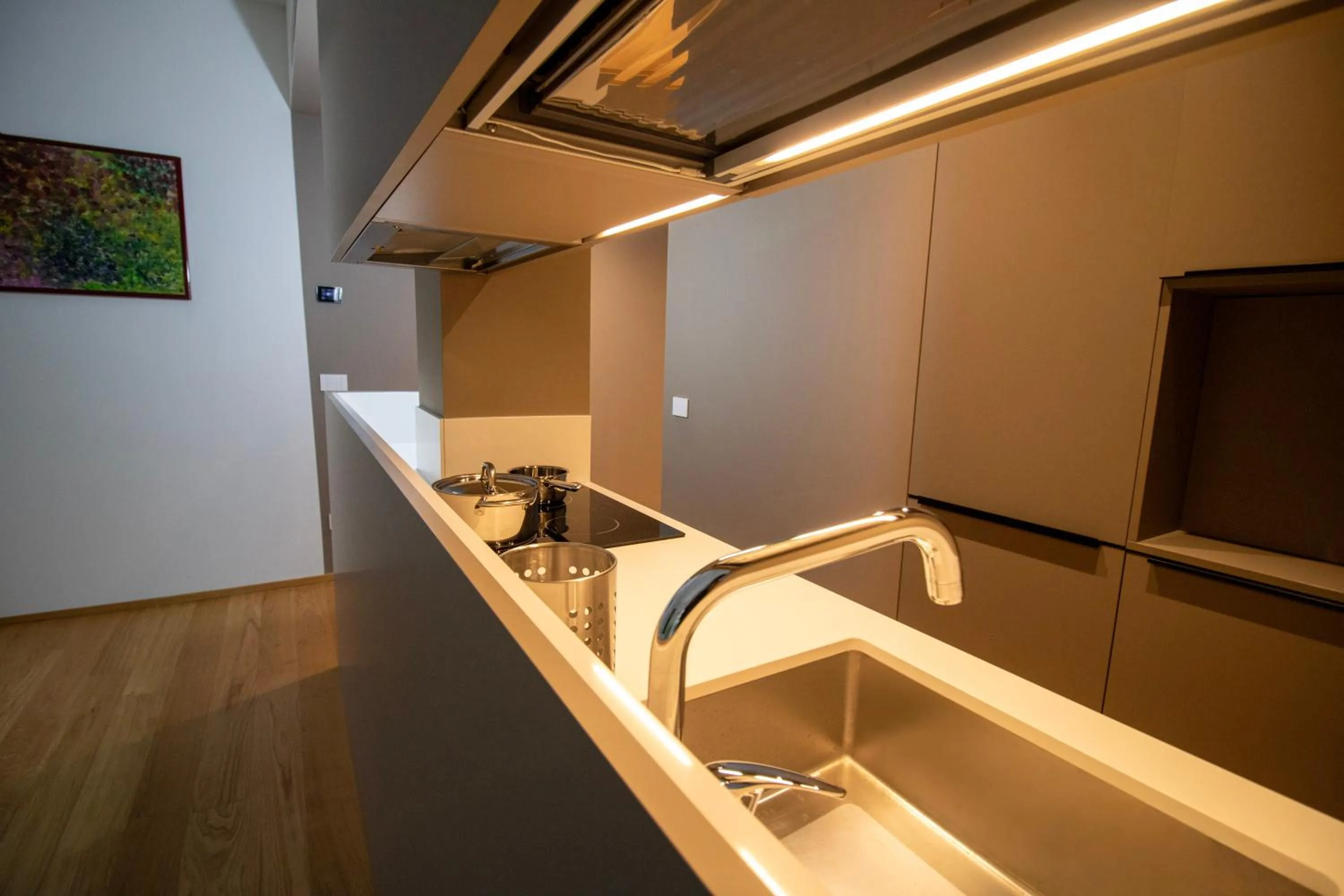 Kitchen or kitchenette in Hotel Spiaggia d'Oro - Charme & Boutique by Double Hospitality