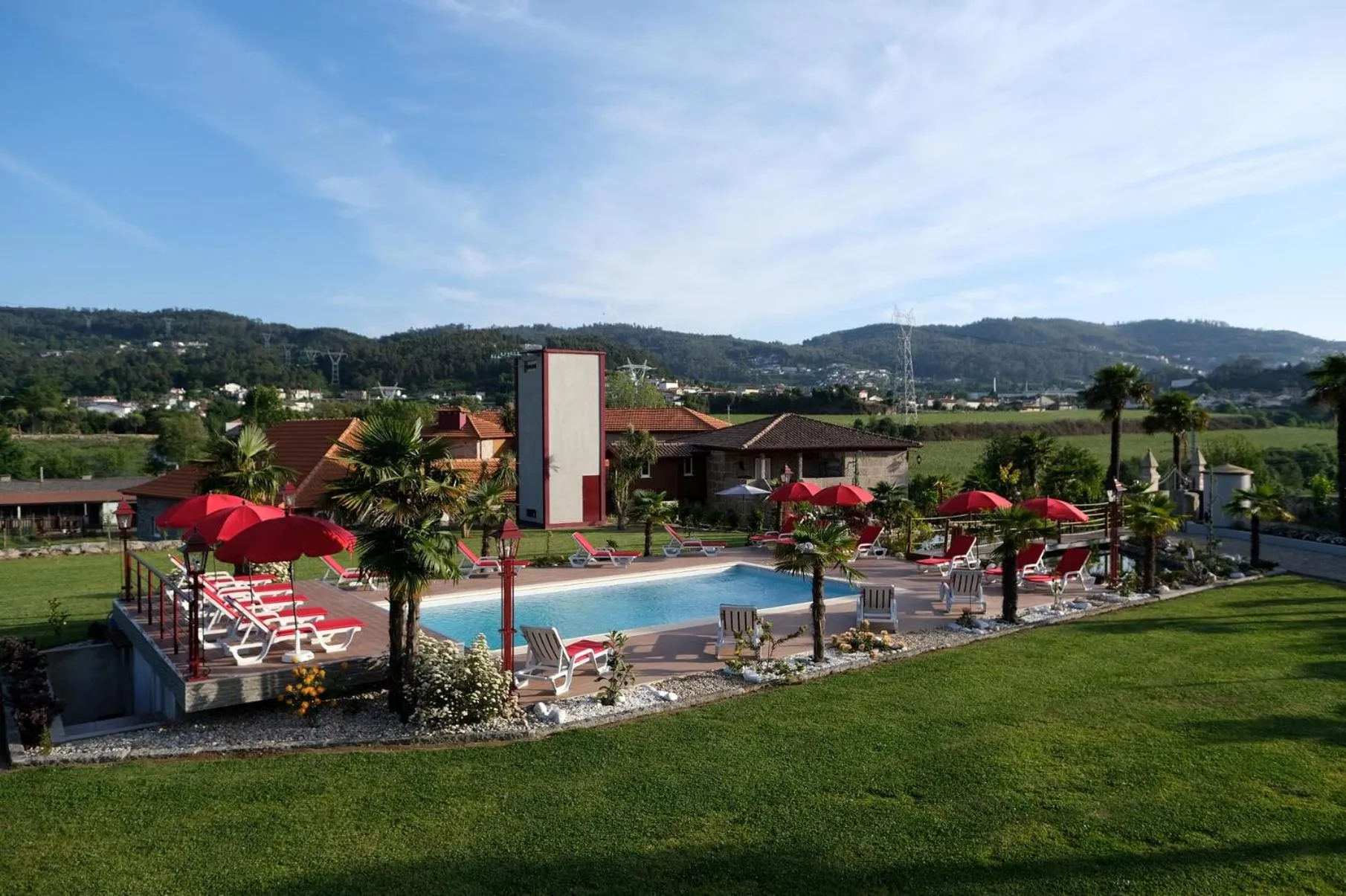 Pool view in Aldeia da Quinta do Paço - Turismo rural Santo Tirso
