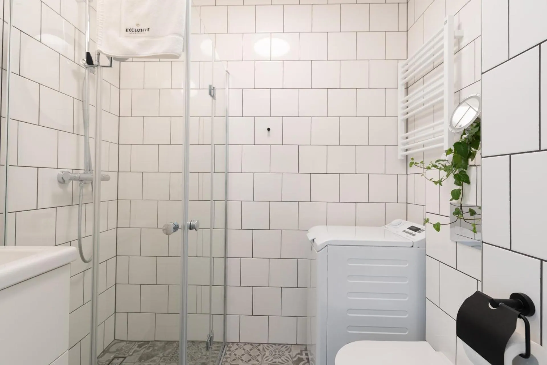 Bathroom in EXCLUSIVE Aparthotel Kraków Lubicz 40