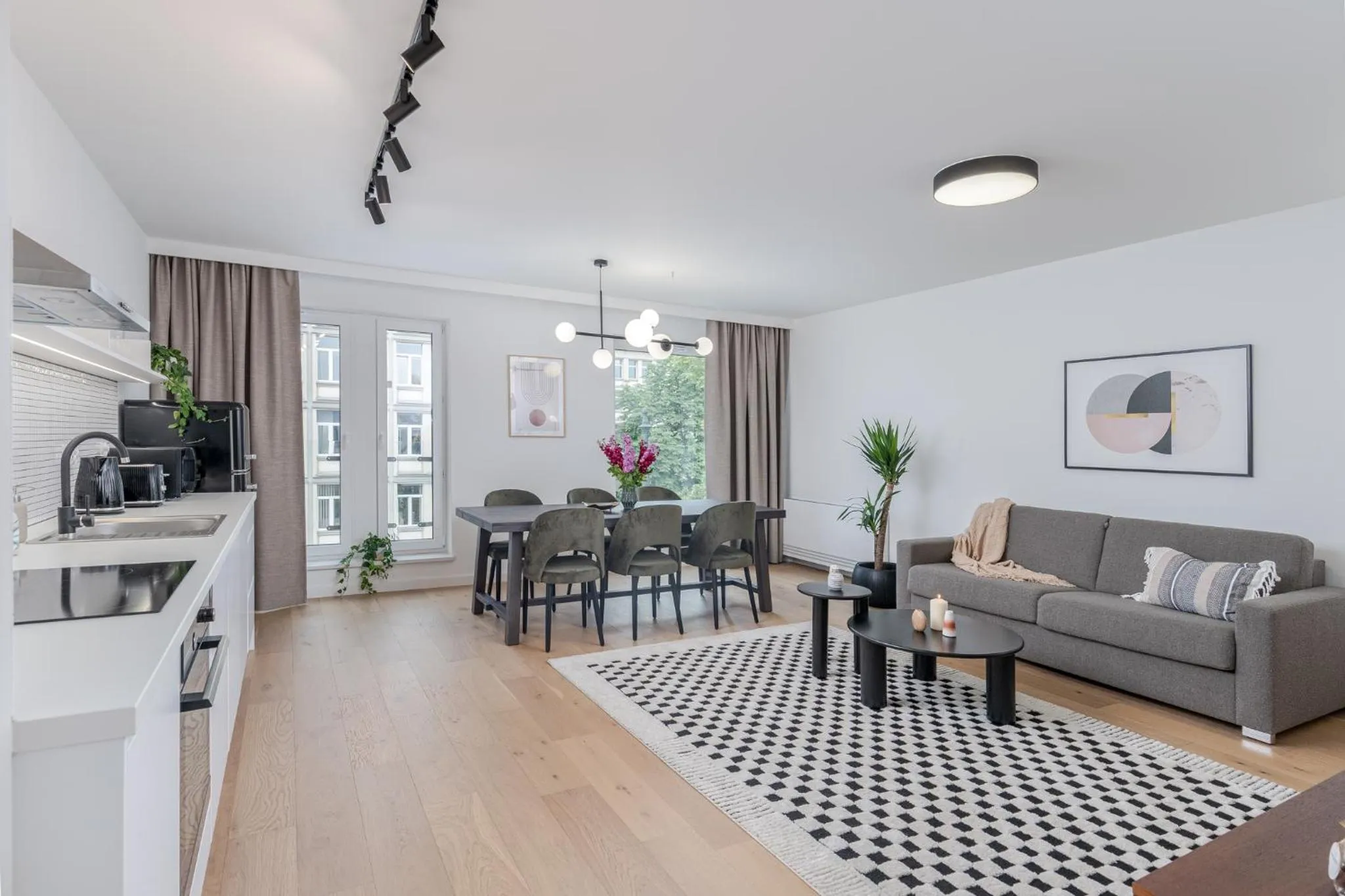 Living room in EXCLUSIVE Aparthotel Kraków Lubicz 40