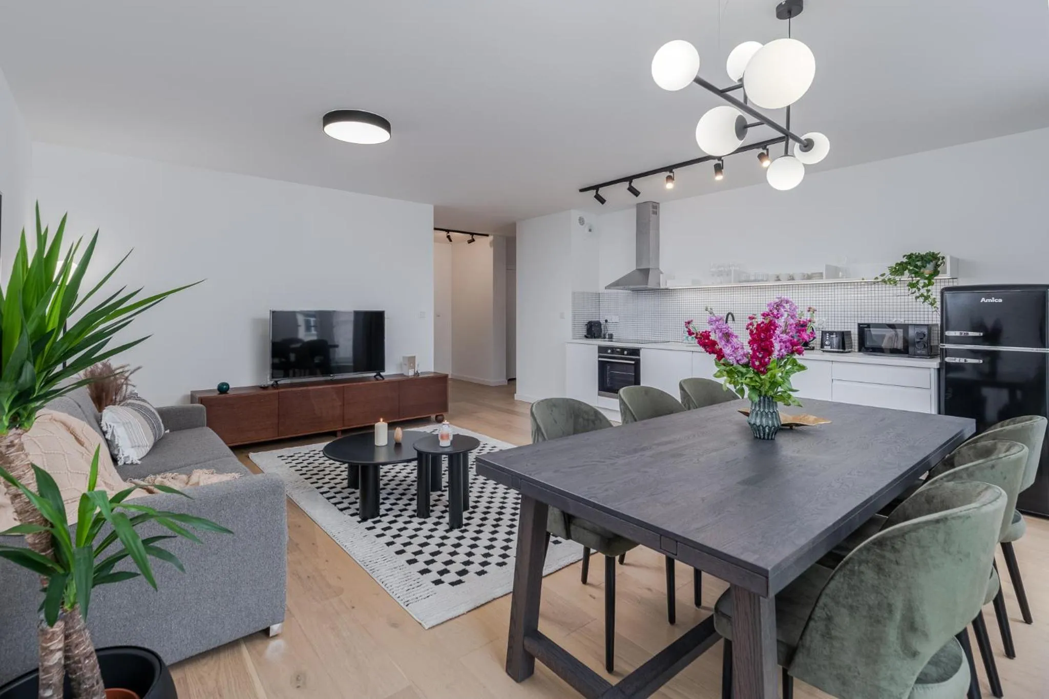 Living room in EXCLUSIVE Aparthotel Kraków Lubicz 40