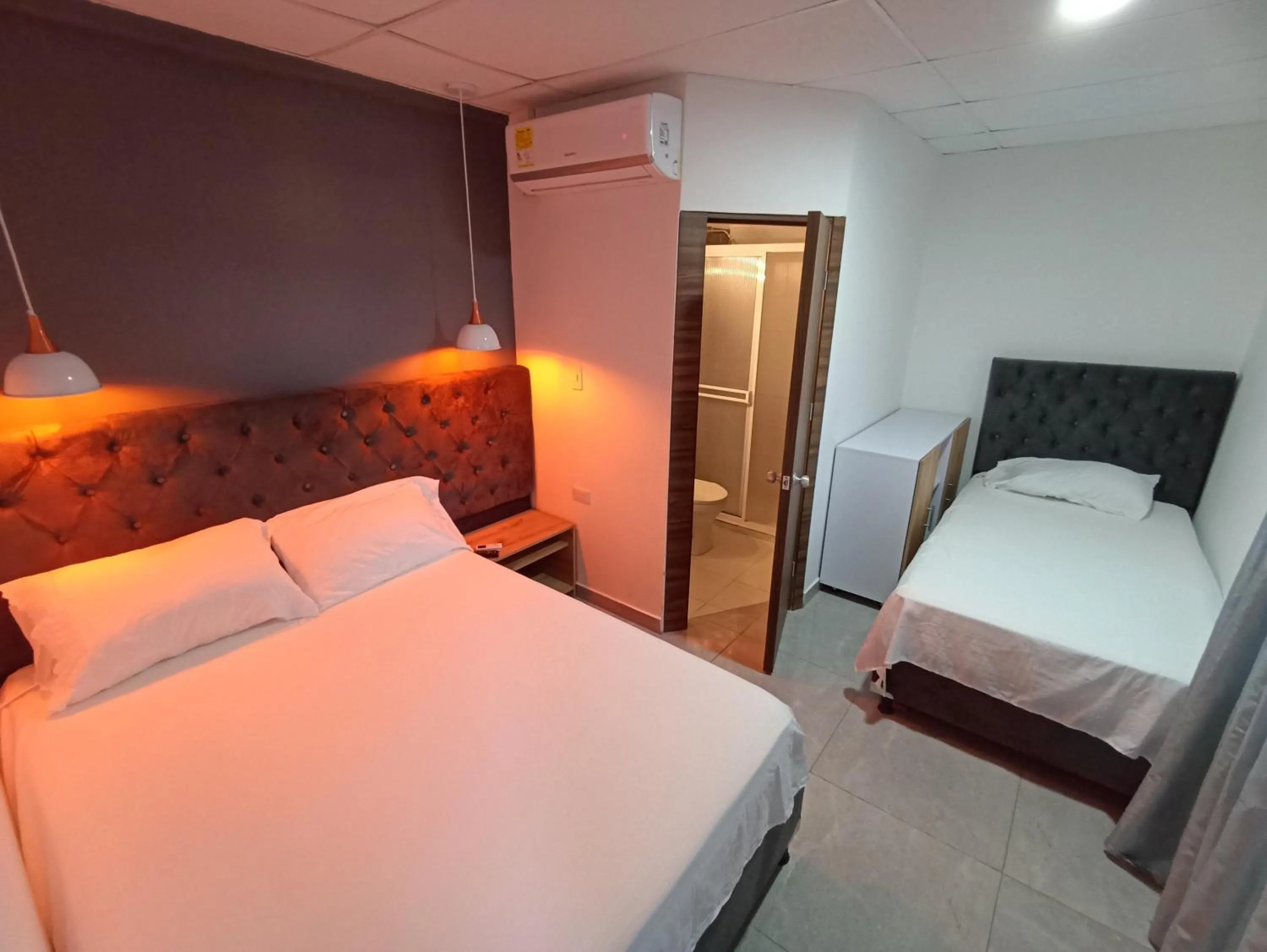 Bed in Hotel Almalu