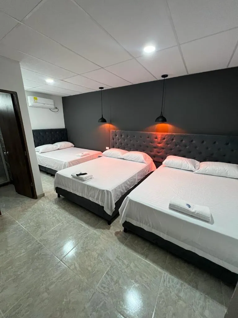 Bed in Hotel Almalu
