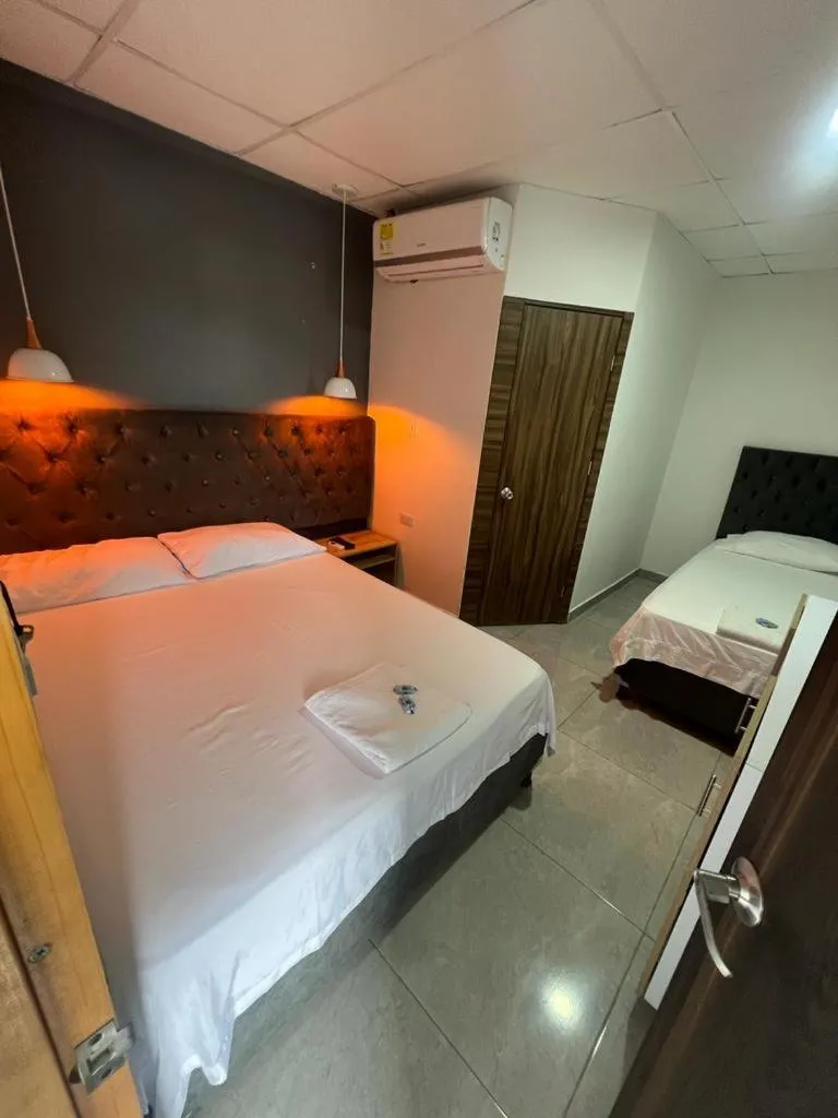Bed in Hotel Almalu