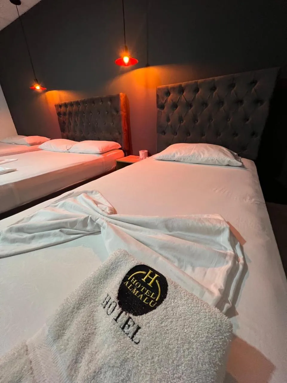 Bed in Hotel Almalu