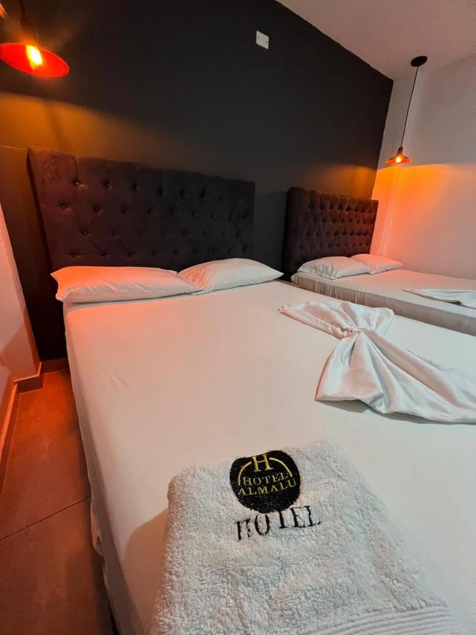 Bed in Hotel Almalu