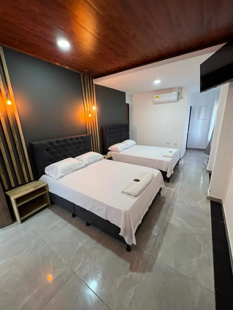 Bed in Hotel Almalu