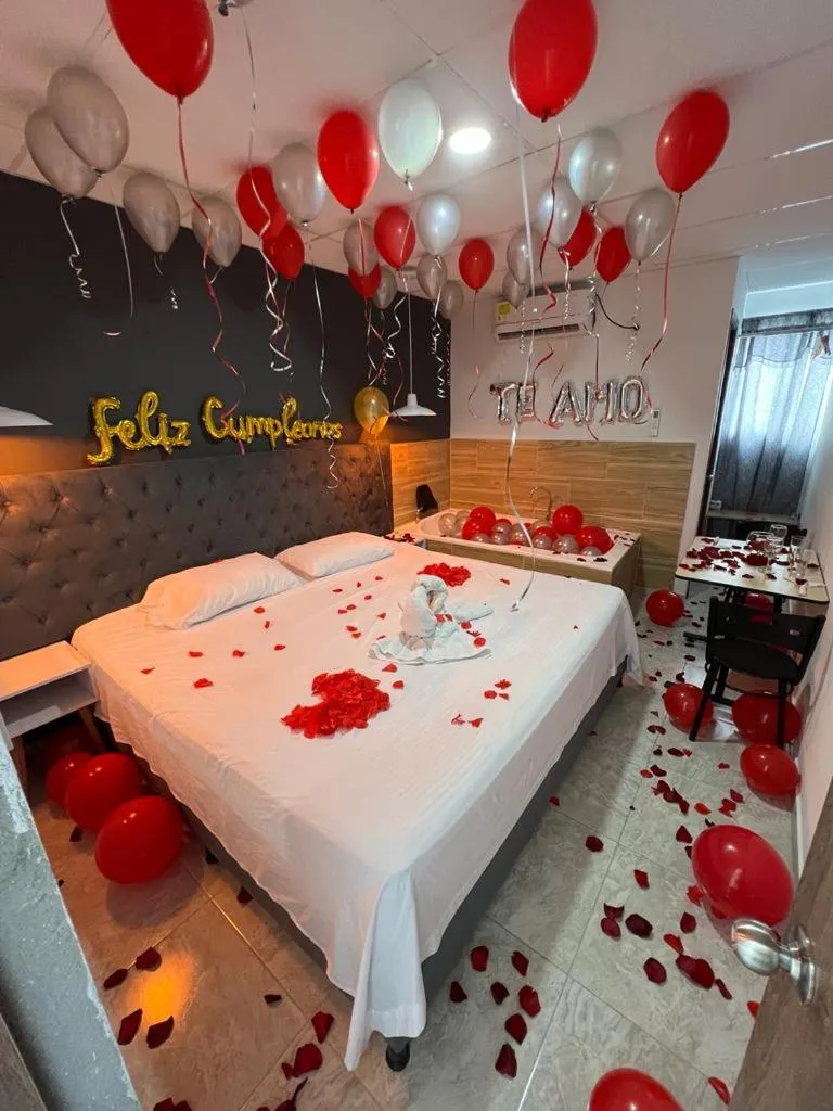 Bed in Hotel Almalu