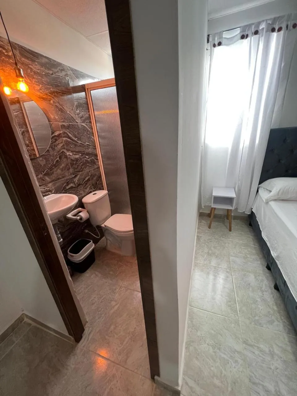 Bed in Hotel Almalu