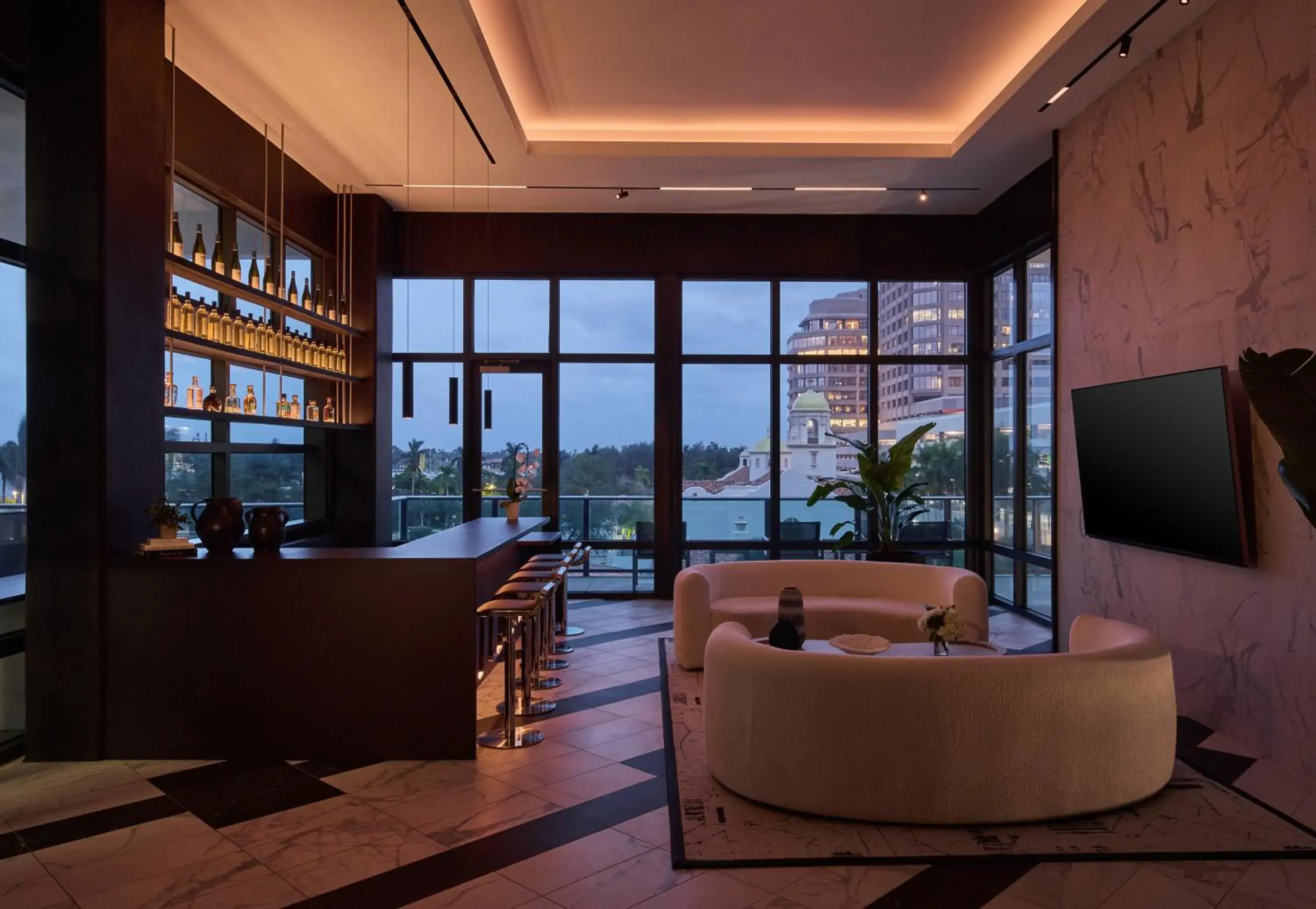 Lounge or bar in AKA West Palm Lounge or bar in AKA West Palm