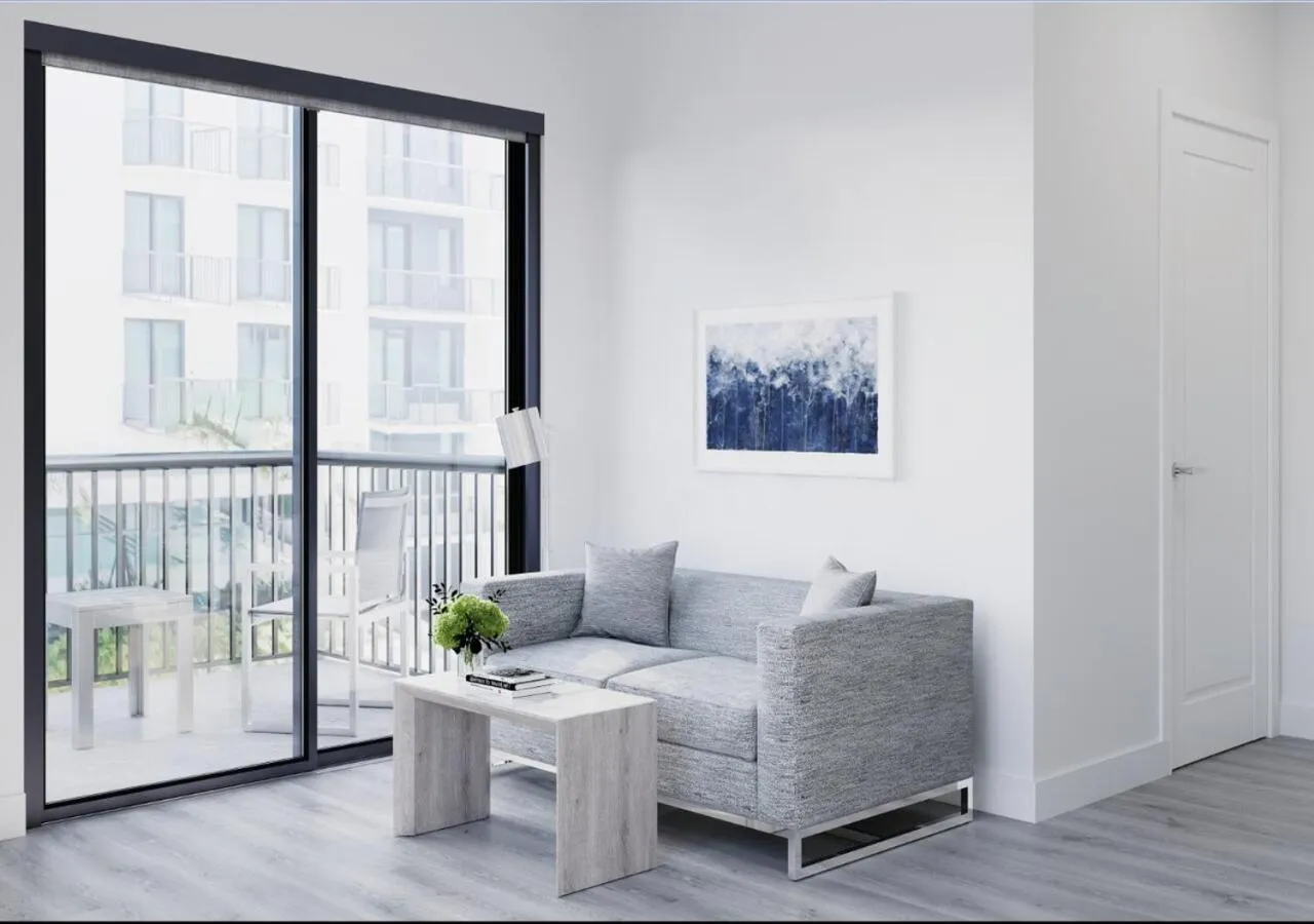 Living room in AKA West Palm