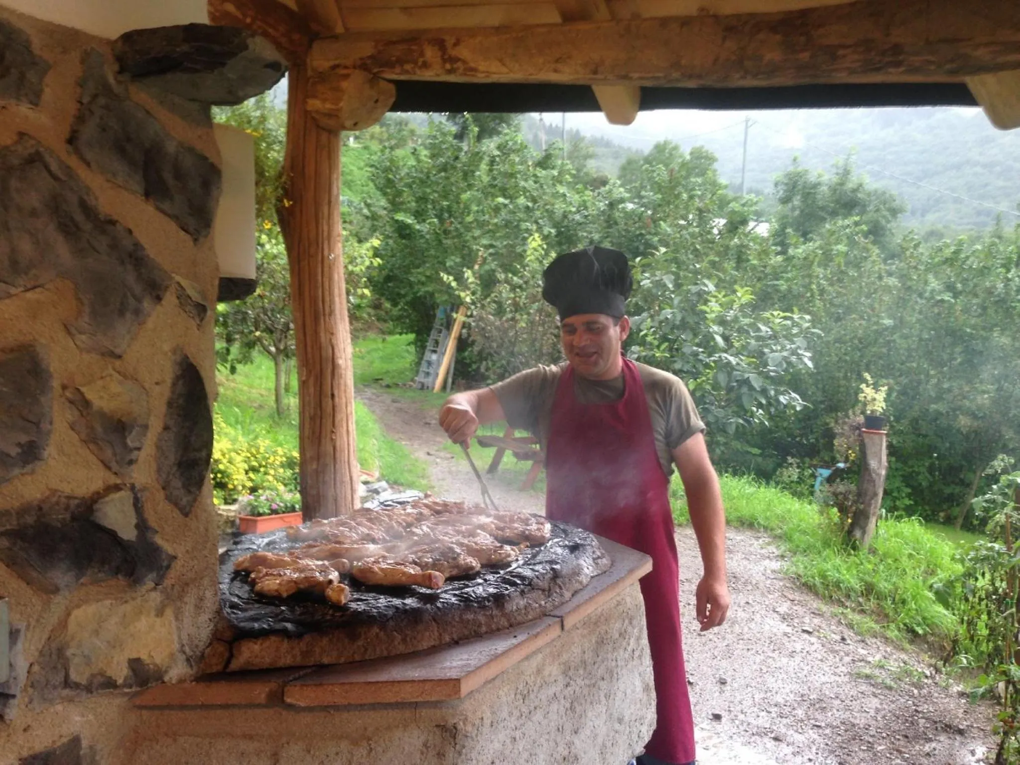 BBQ facilities in Agriturismo Al Marnich