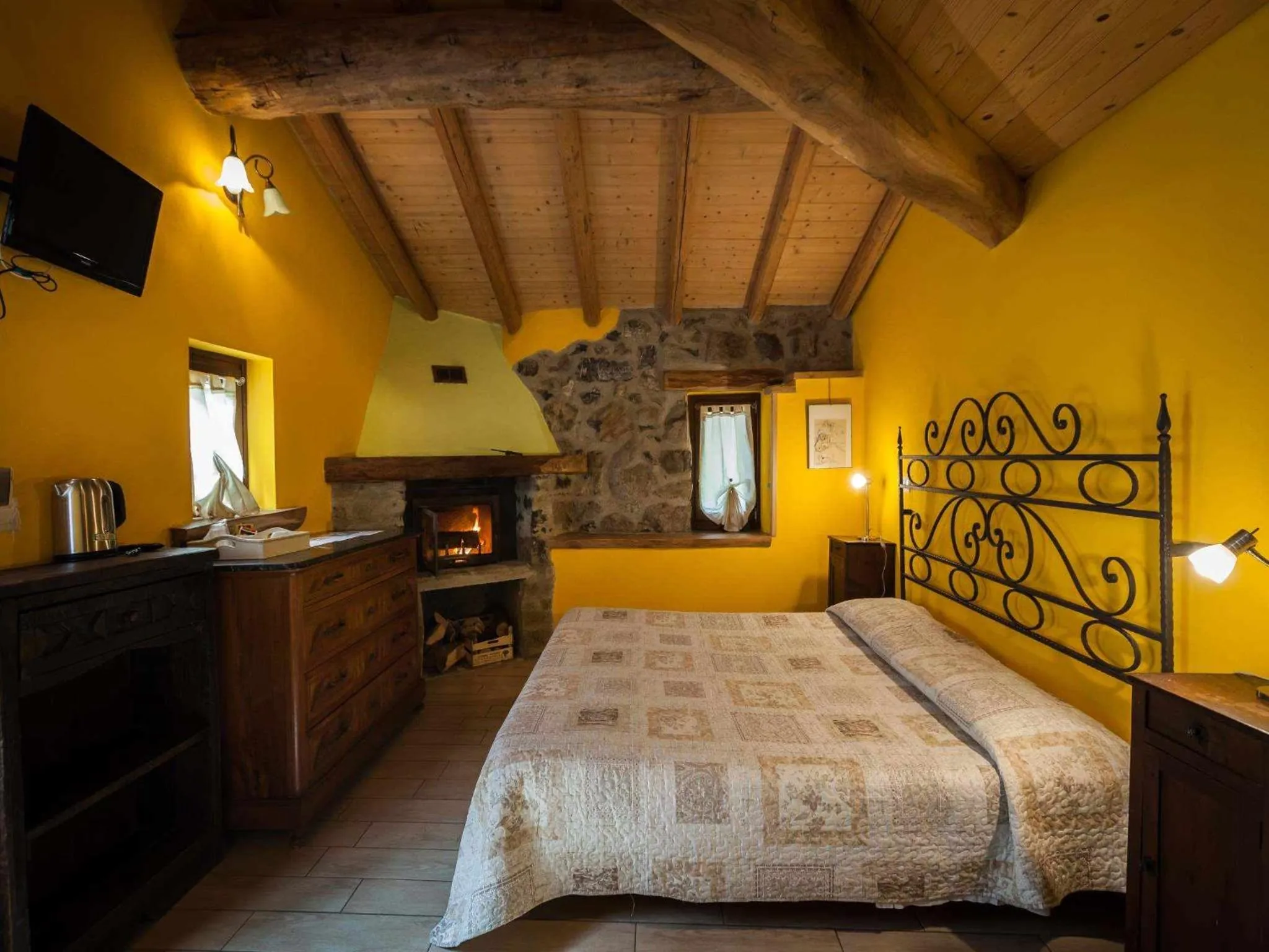 Bed in Agriturismo Al Marnich