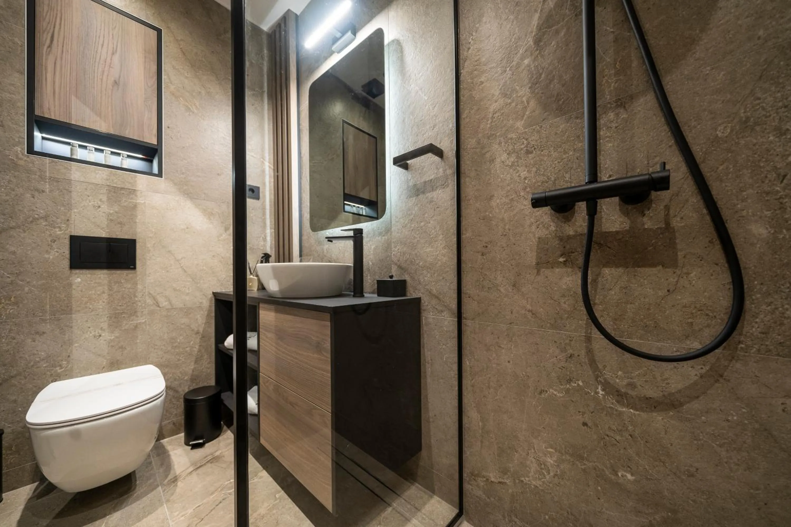 Toilet in VELVET rooms & more