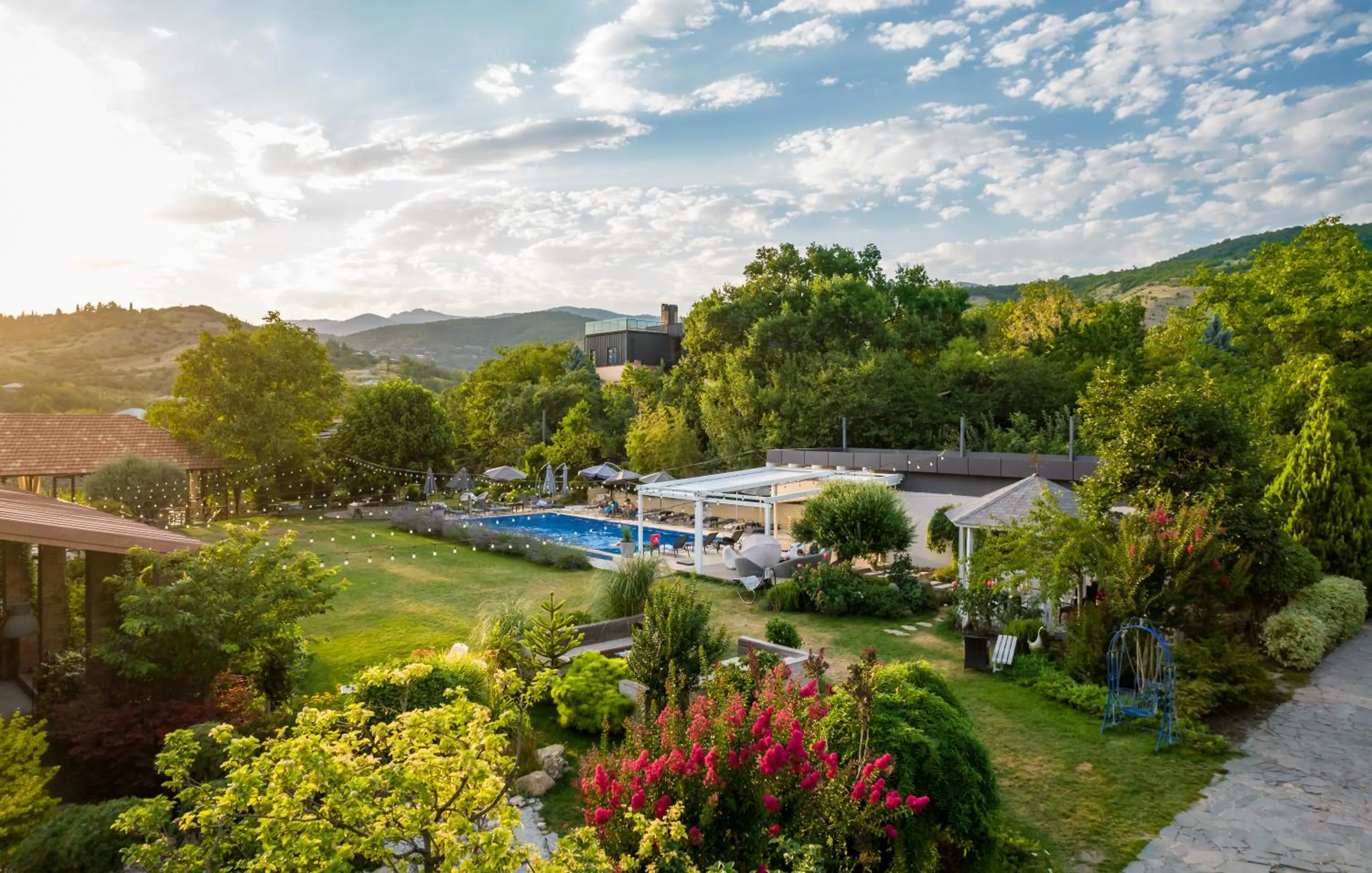 Natural landscape in Giuaani Winery