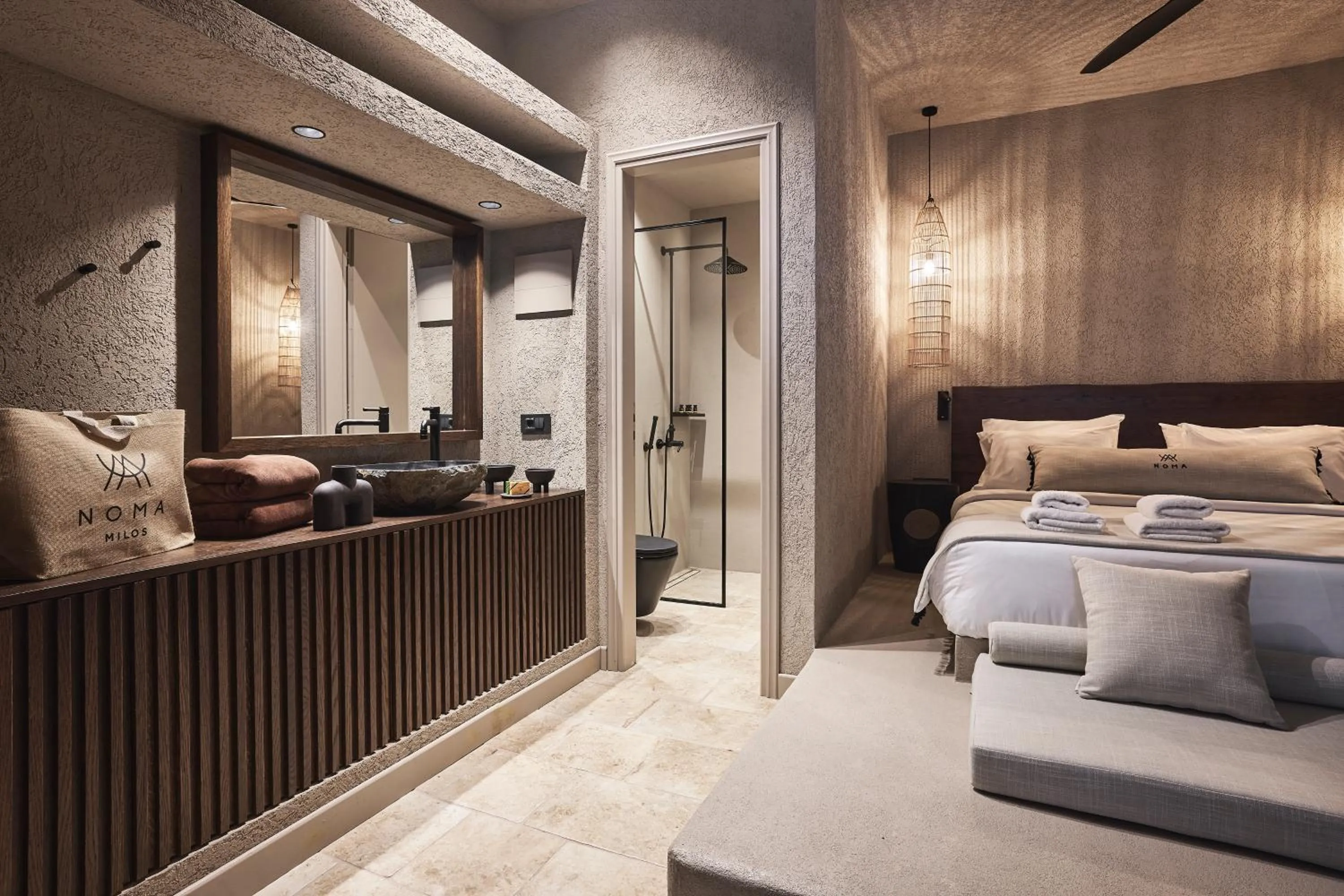 Photo of the whole room, Bed in Noma Milos - Delmar Collection