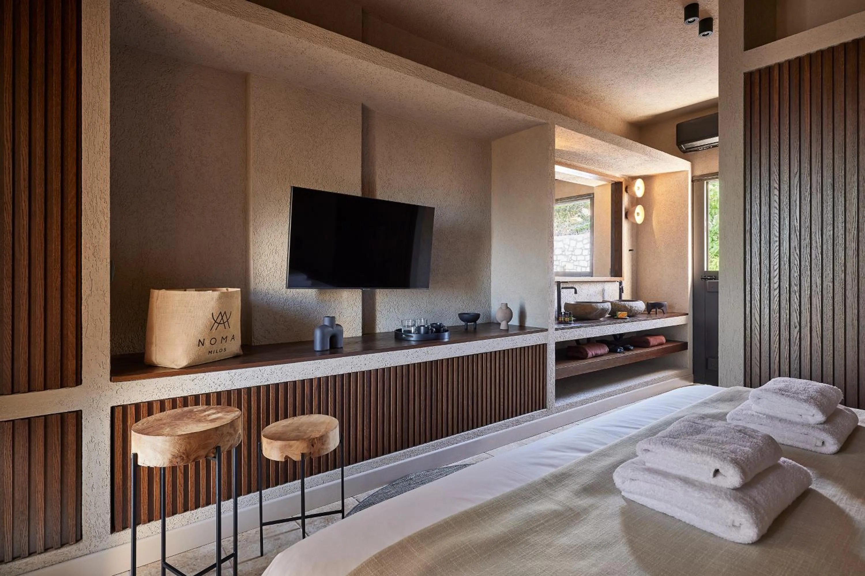 Photo of the whole room, Bed in Noma Milos - Delmar Collection
