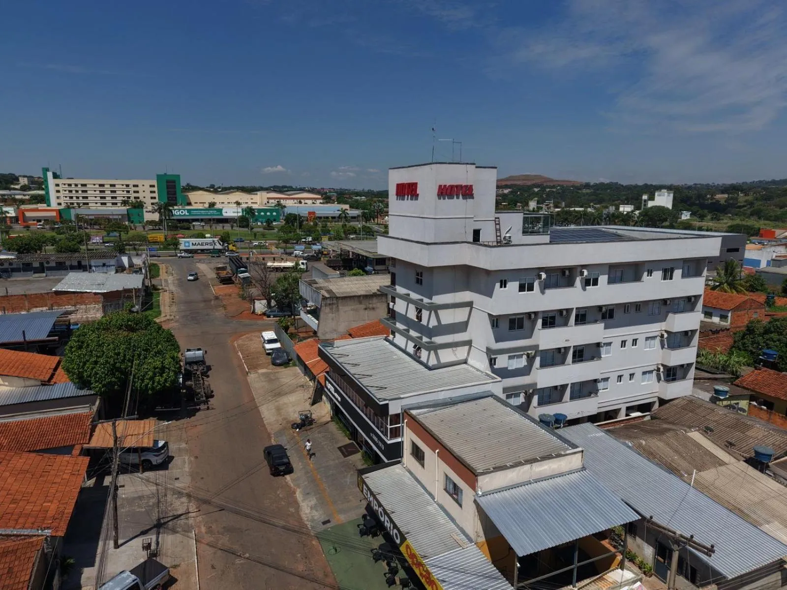 Bird's eye view in Hotel Seven