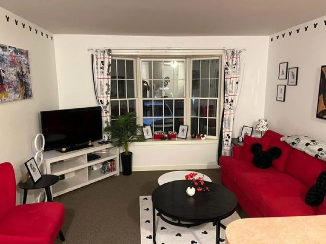 Communal lounge/ TV room in Disney Magic at Jiminy Mountain