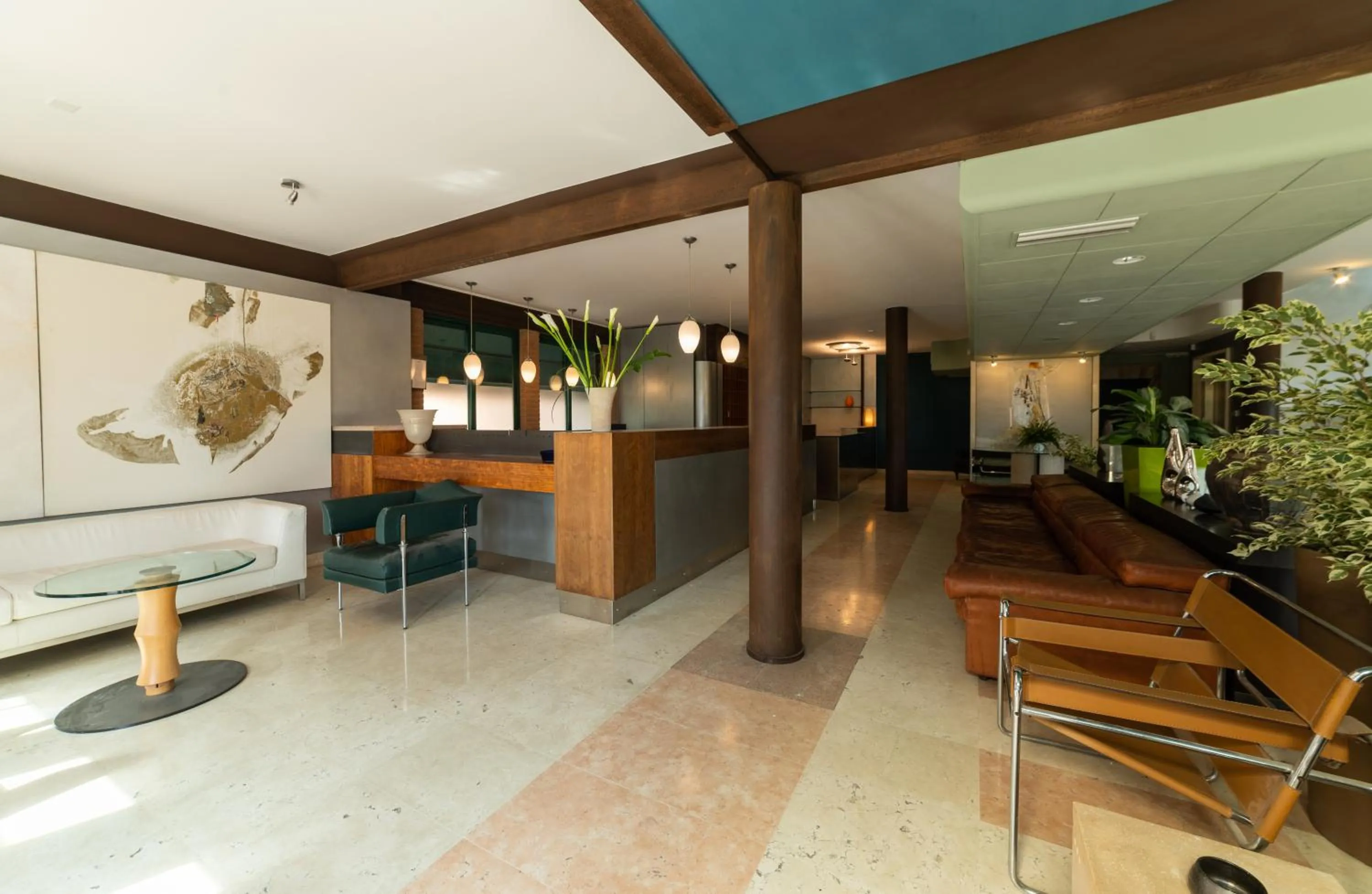 Lobby or reception in HOTEL QUERINI Essential Business Hotel Sandrigo