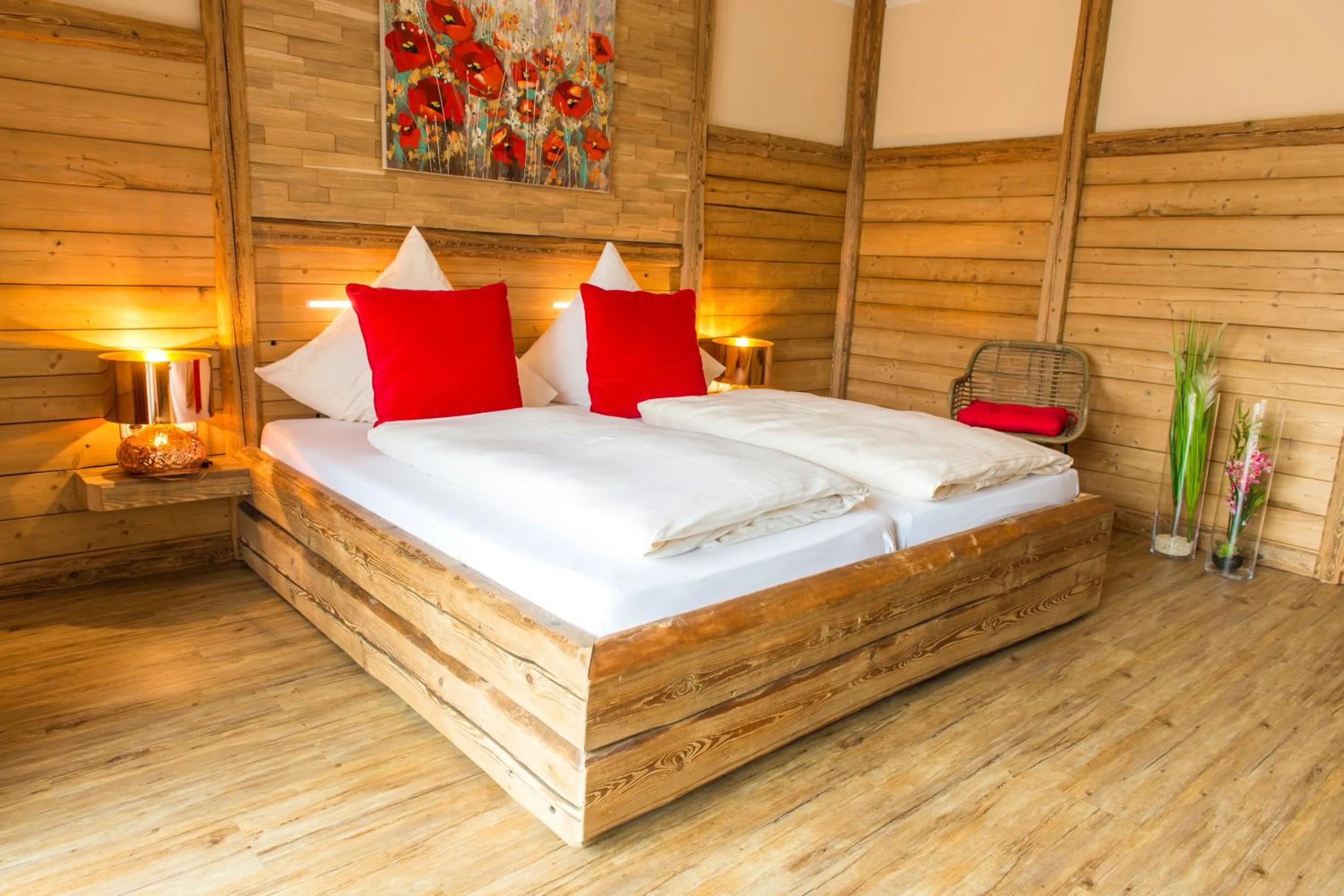 Bed in Hotel - Restaurant Eberlwirt