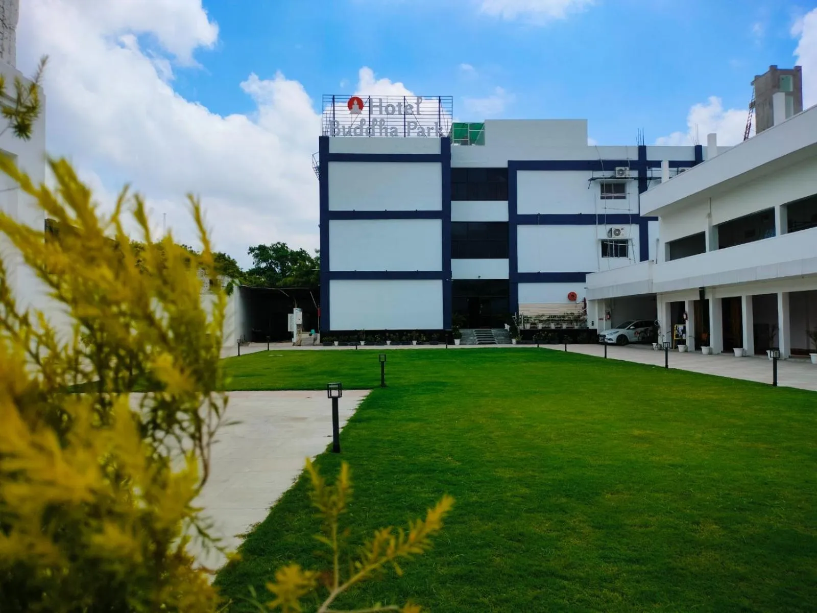 Property building in Hotel Buddha Park near Sarnath, Varanasi