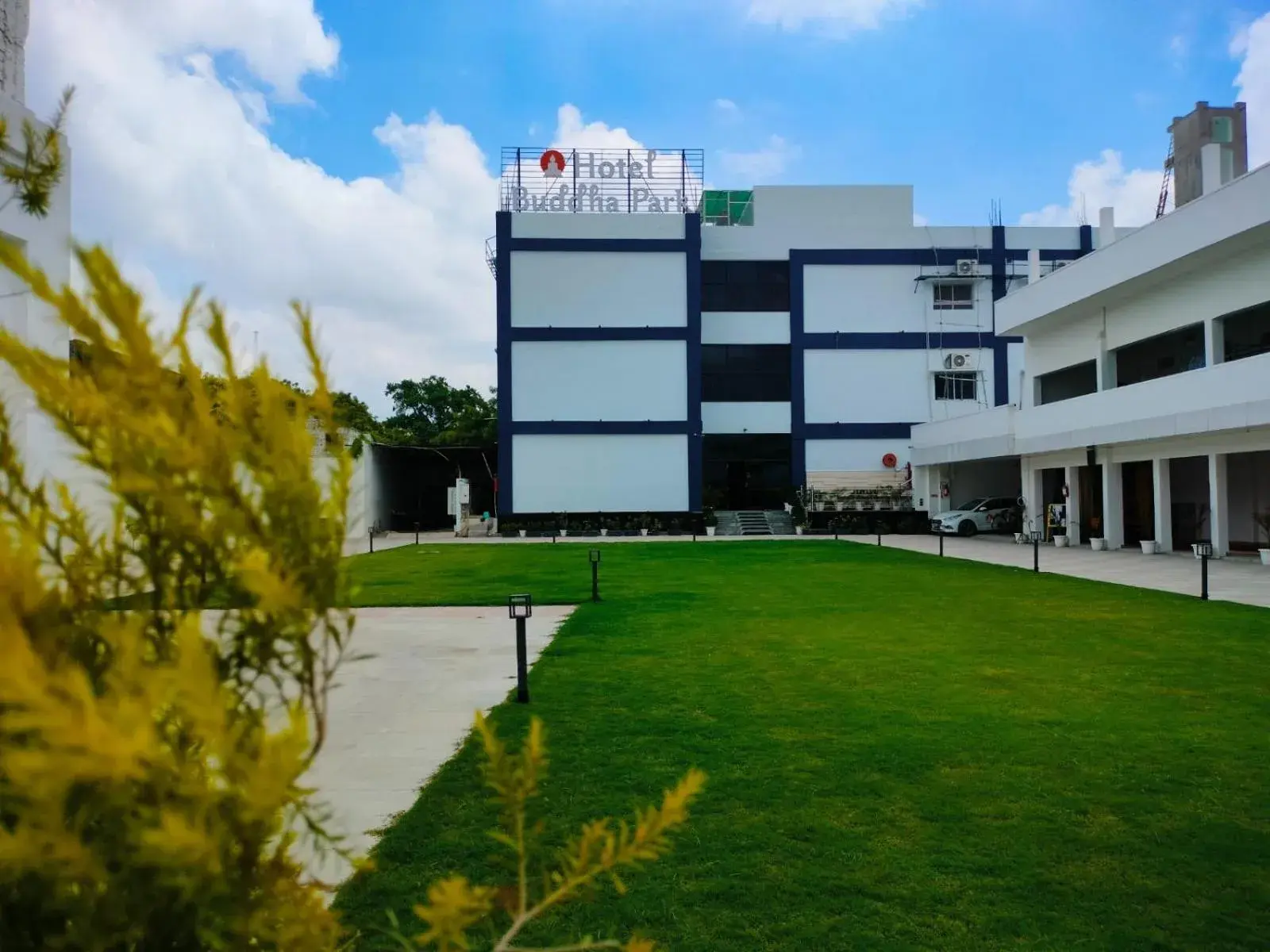 Property building in Hotel Buddha Park near Sarnath, Varanasi Property building in Hotel Buddha Park near Sarnath, Varanasi