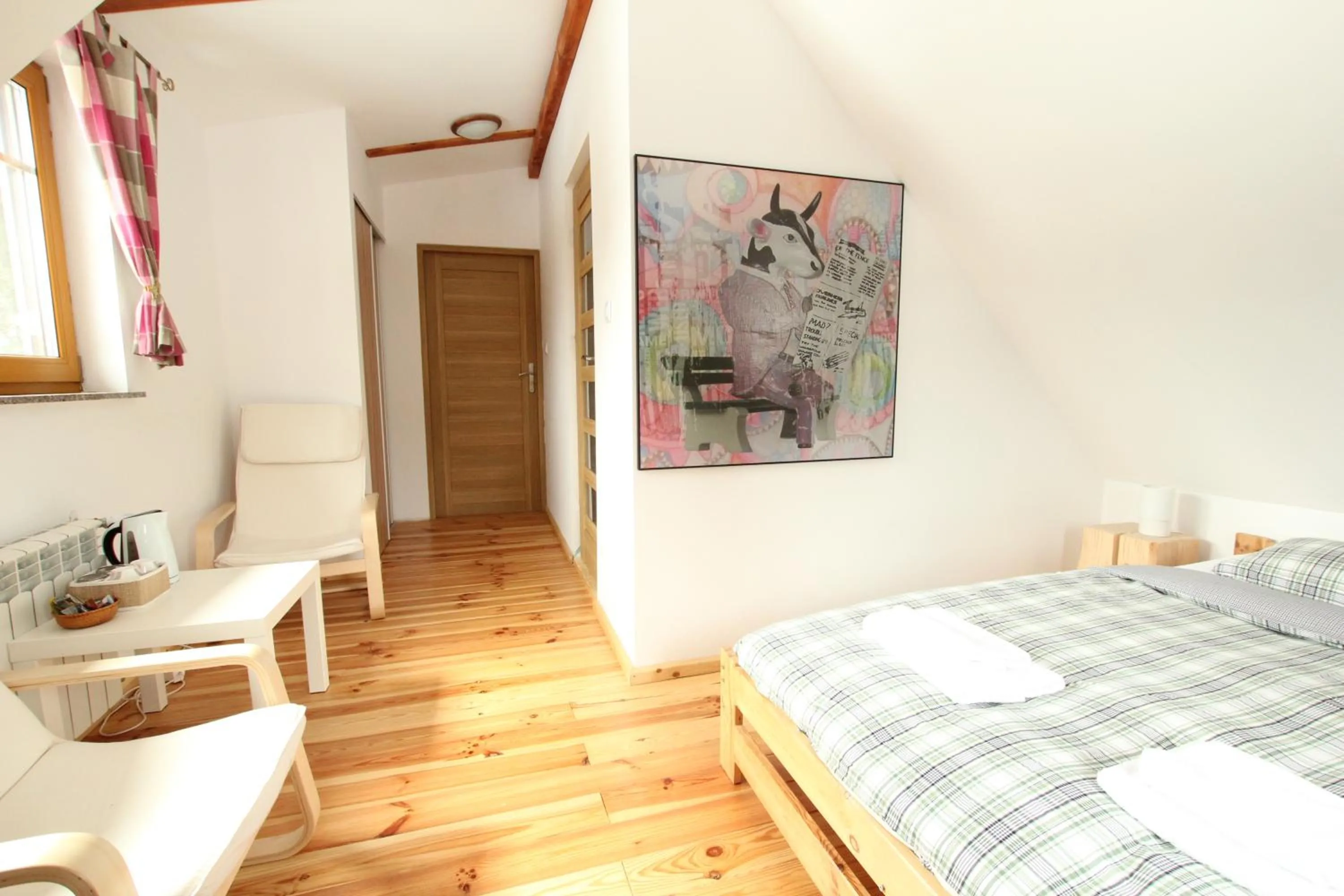 Bedroom, Bed in BORSZÓWKA Dom Nad Potokiem - Pensjonat