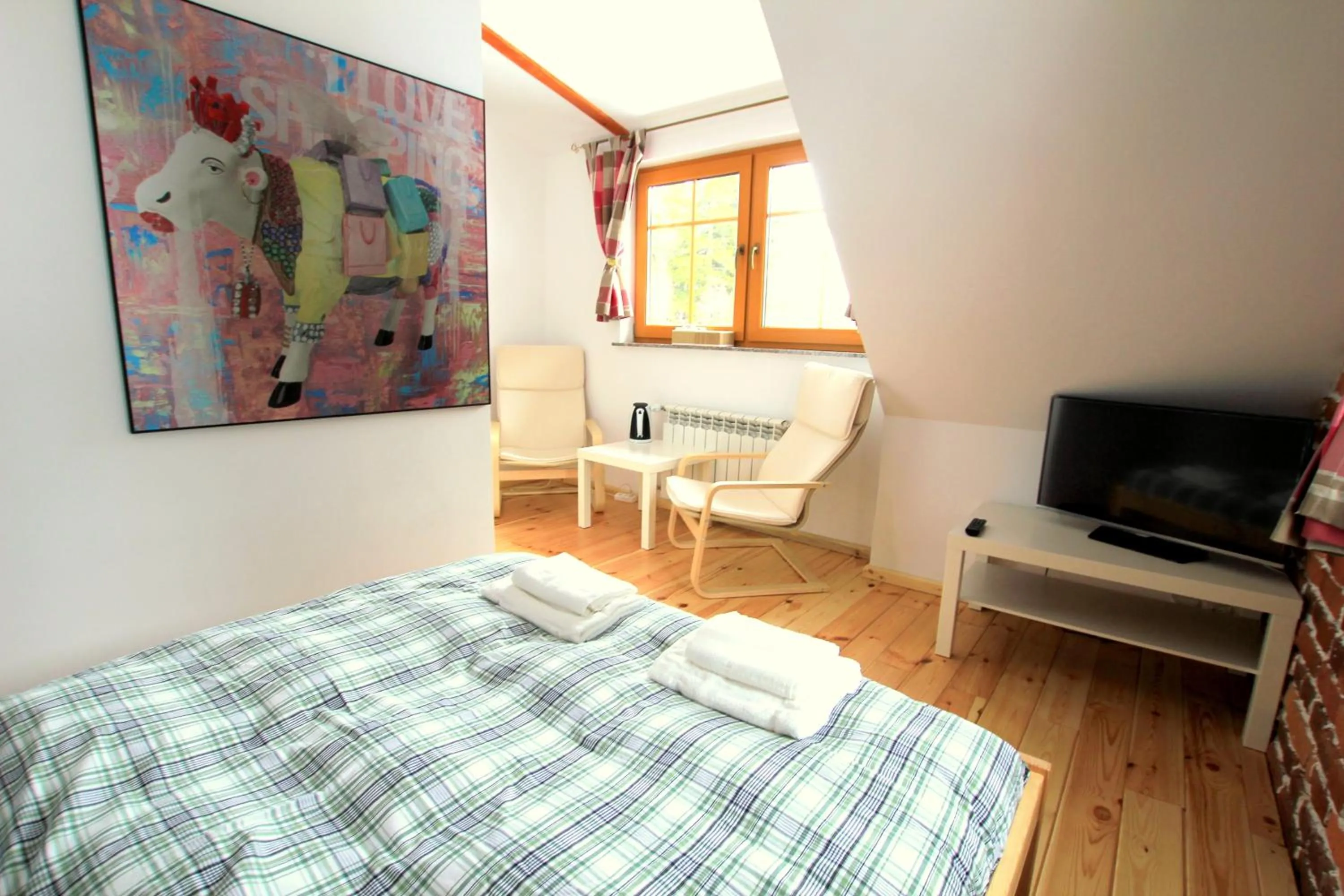 Bedroom, Bed in BORSZÓWKA Dom Nad Potokiem - Pensjonat